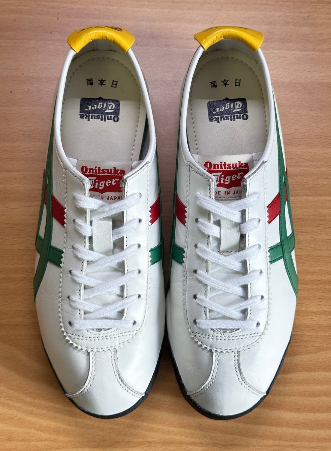 오니츠카티이거 림버업 NM 니폰 메이드 화이트/그린 상품이미지5