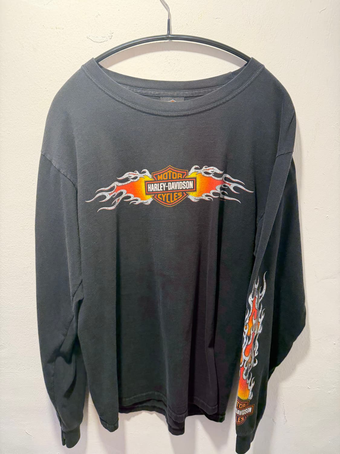 06‘s 할리데이비슨 러프라이더 메탈플레임 롱슬리브M 상품이미지1