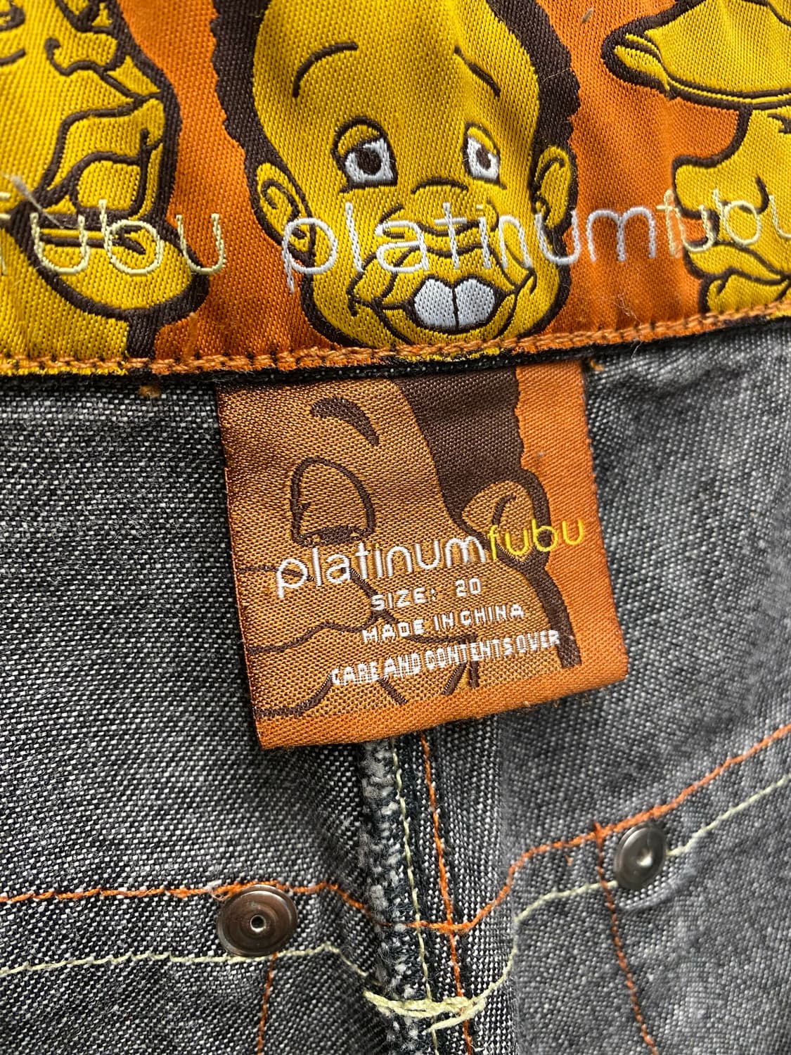 [29] 90s FUBU PLATINUM 후부 플래티넘 데님팬츠 상품이미지10