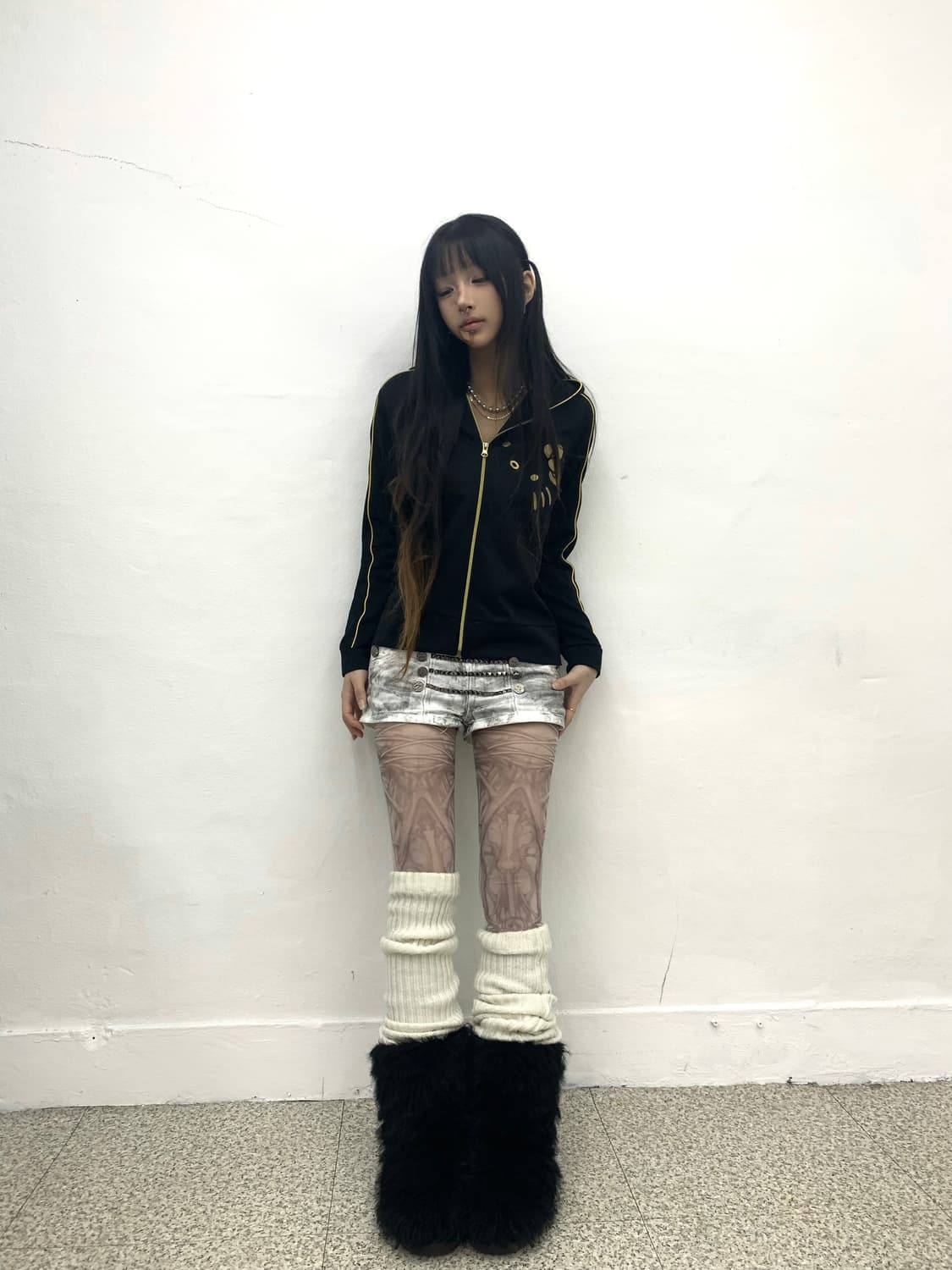 Hello Kitty devil hood jersey   상품이미지5