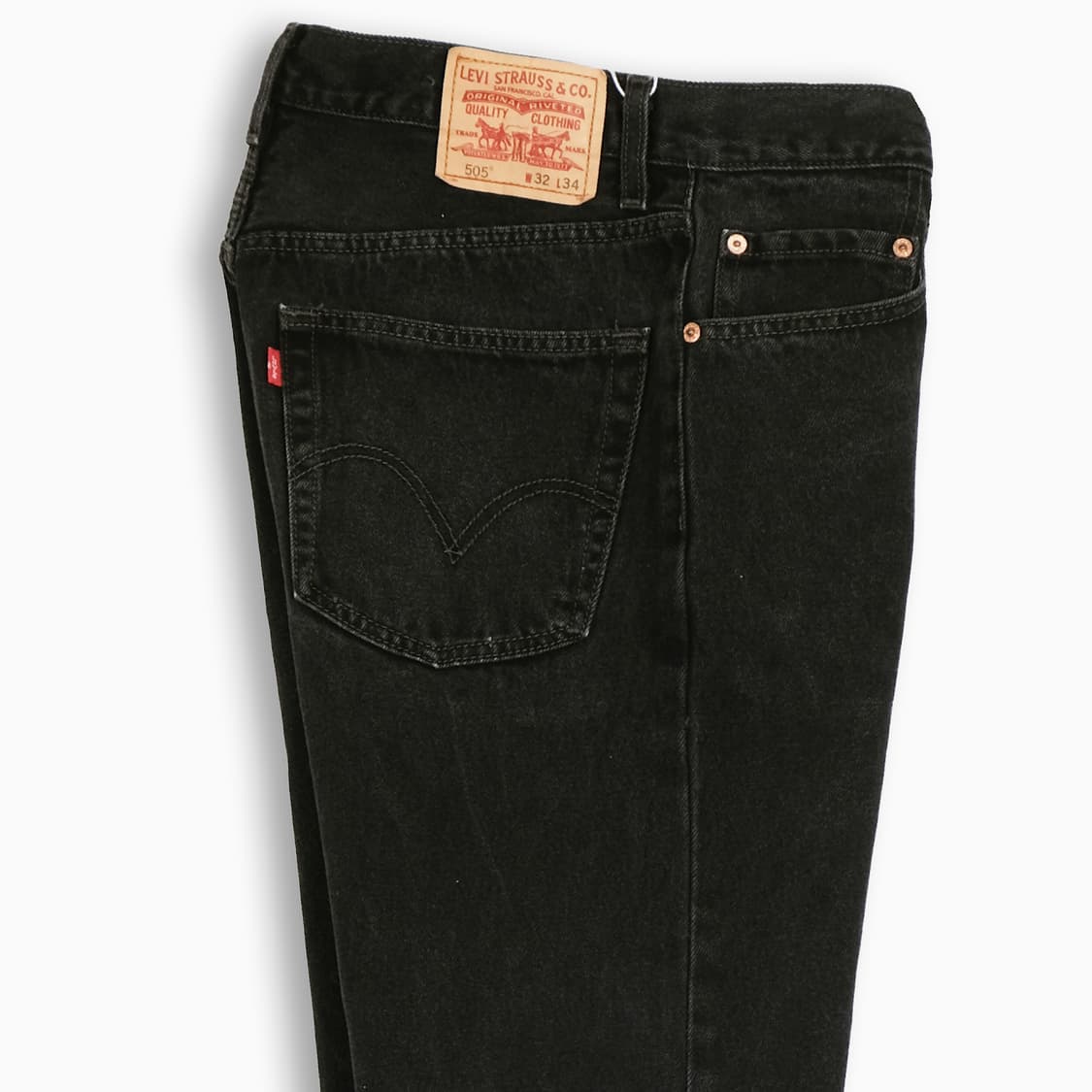 빈티지 리바이스 505 흑청 블랙진 32 인치 LV5053211 상품이미지5