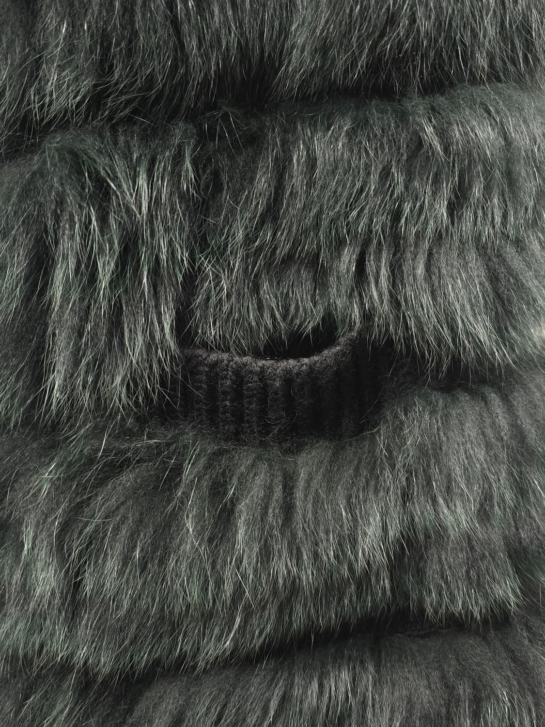 Theory 띠어리 폭스 그린 울 후드 베스트 S 상품이미지5