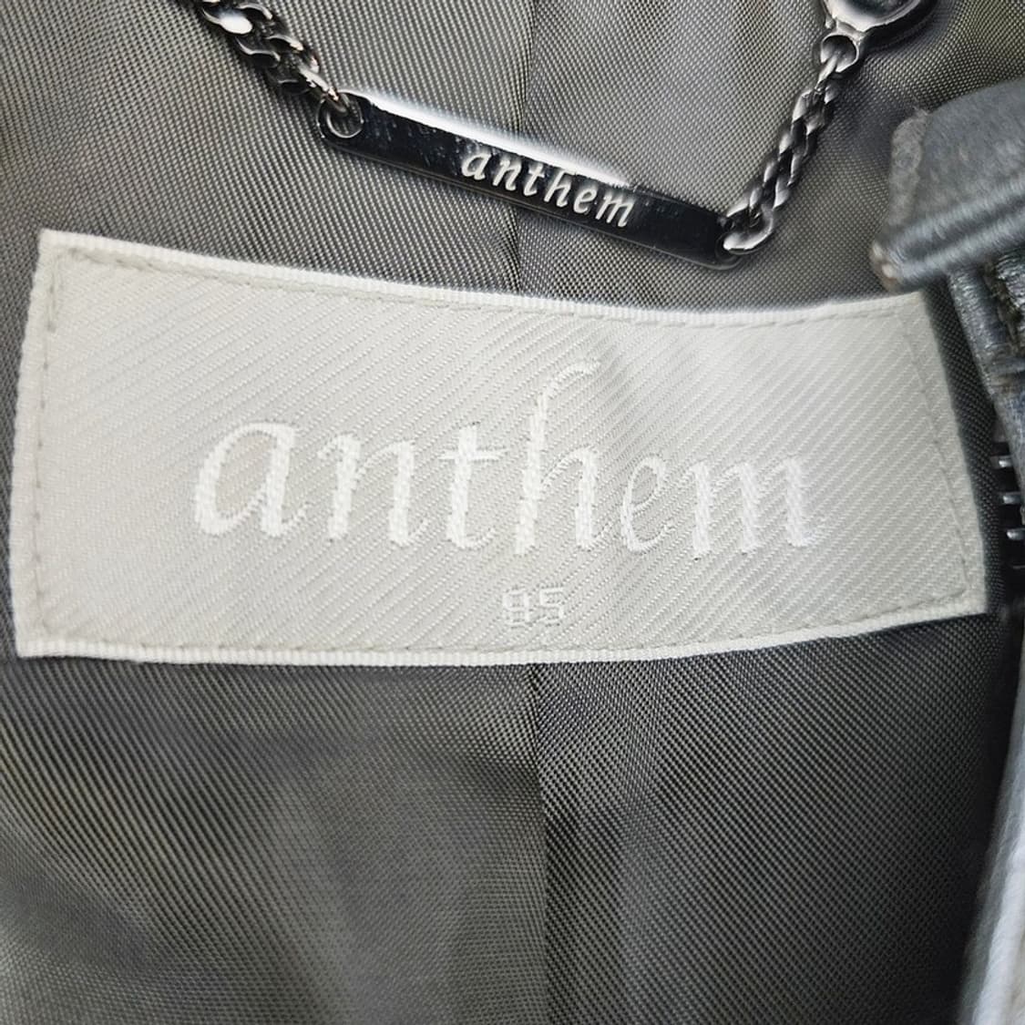 ANTHEM 그레이 램스킨 자켓  상품이미지5