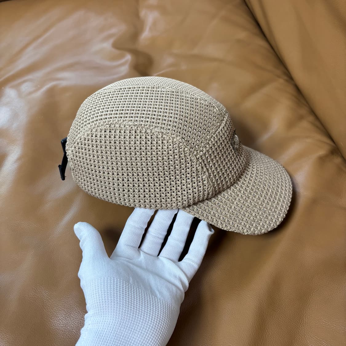 나나미카 노스페이스 퍼플라벨 캠프캡 모자 스트링 메쉬 탄 상품이미지3