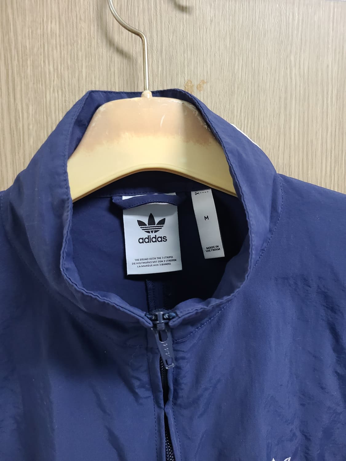 아디다스 컬러블럭 바람막이 m 상품이미지2