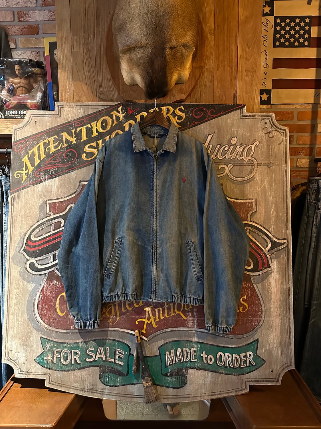 80s USA Polo Ralph Lauren Denim Jacket 상품이미지2