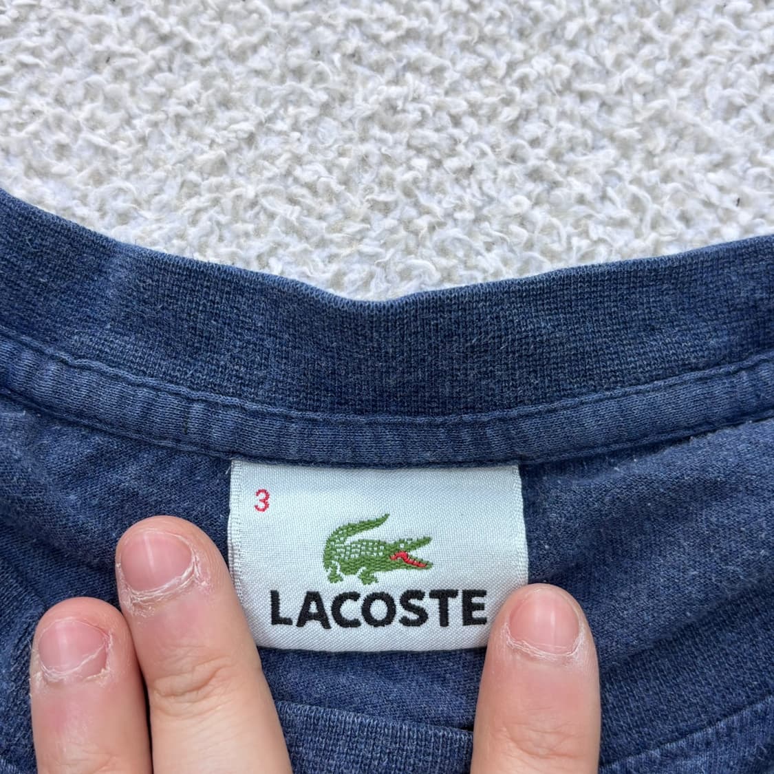 3 라코스테 여성 롤업 반팔 티셔츠 0413E 상품이미지3