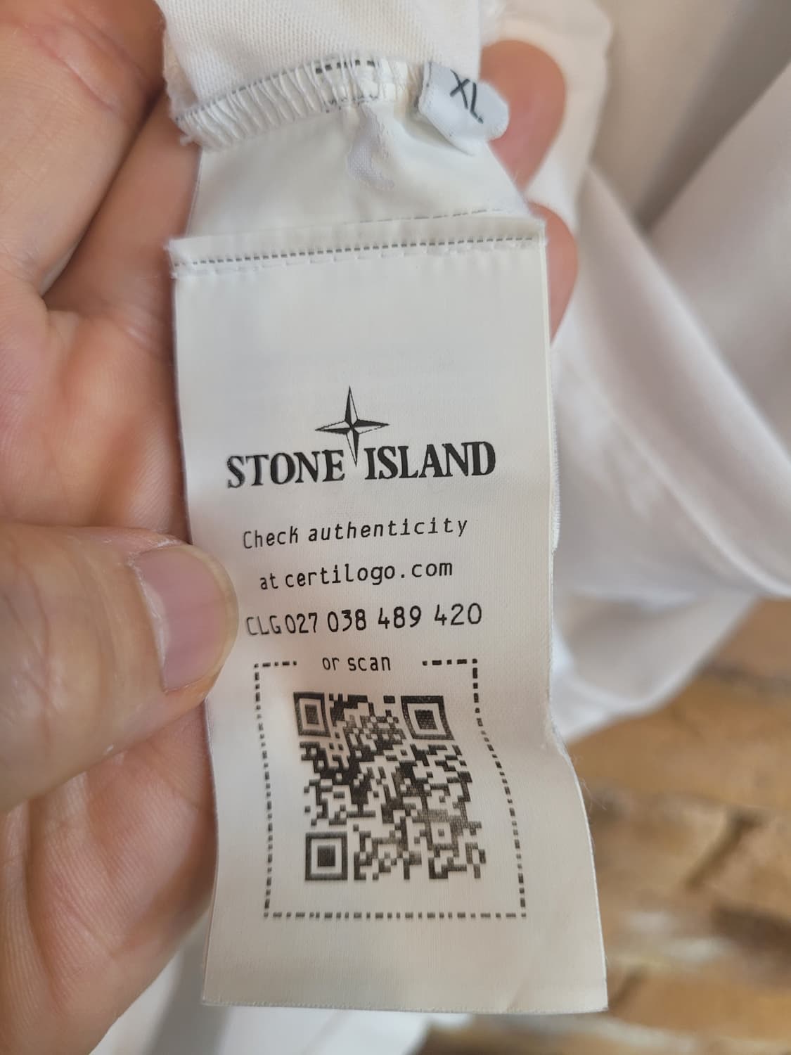 스톤아일랜드 흰색 반팔 XL 상품이미지5
