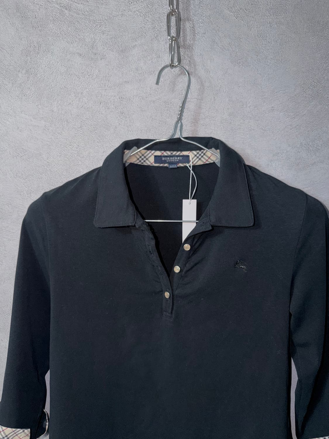 BURBERRY BLUE LABEL Nova Check Polo Top 상품이미지4