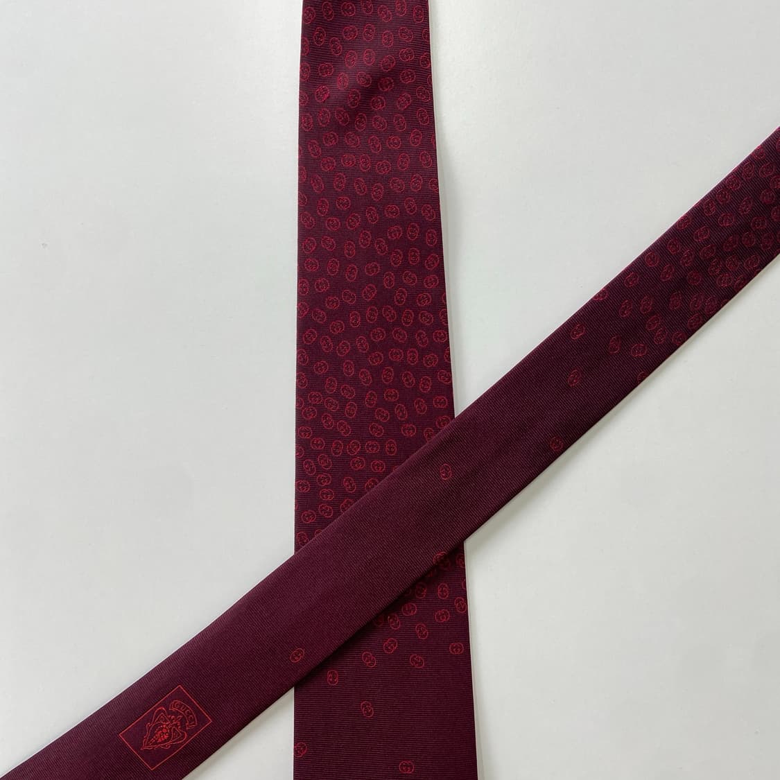 구찌(GUCCI)  명품 정품 모노그램 넥타이 8.2cm 상품이미지4