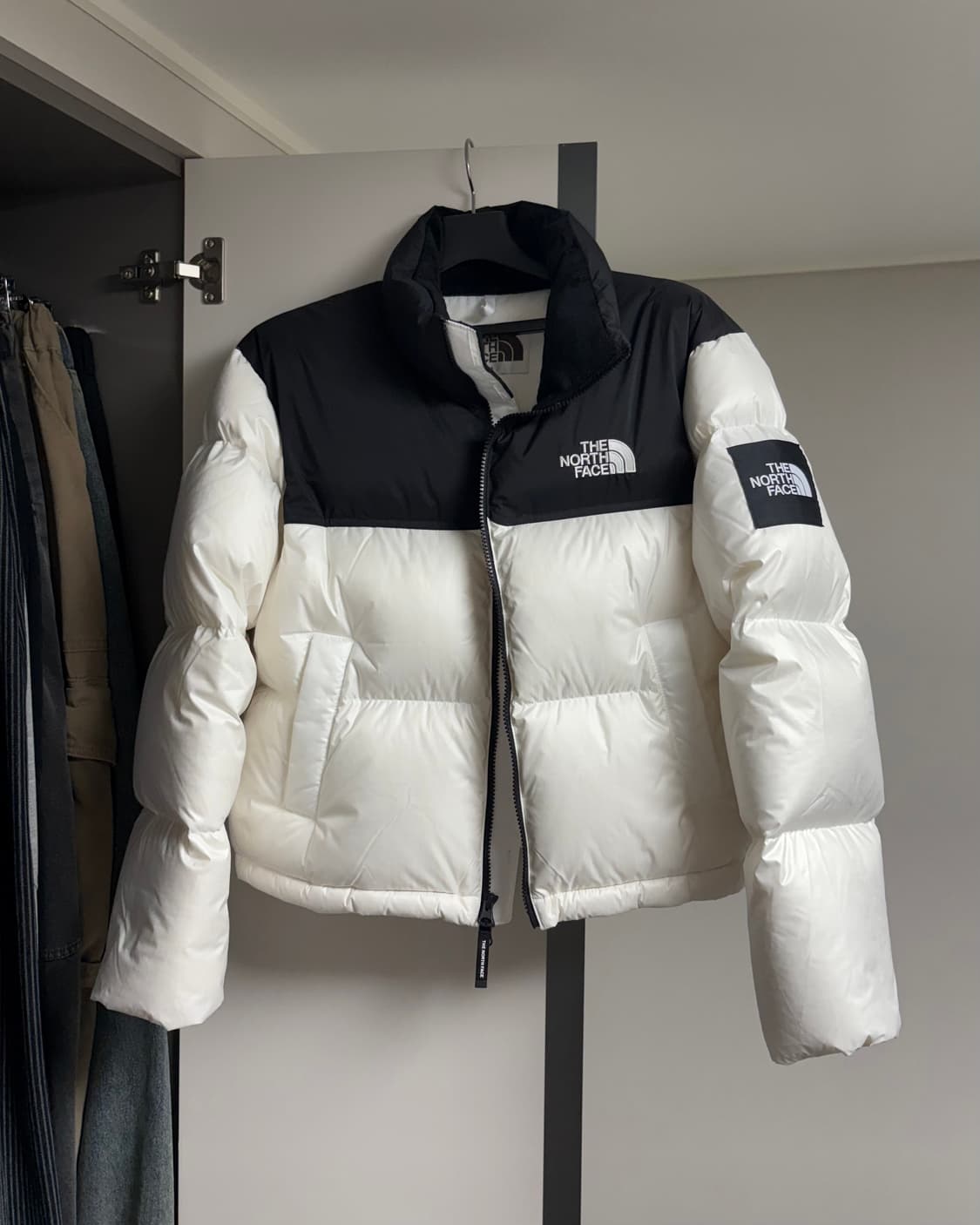 노스페이스 화이트라벨 노벨티 크롭 눕시 패딩 (M) 상품이미지1