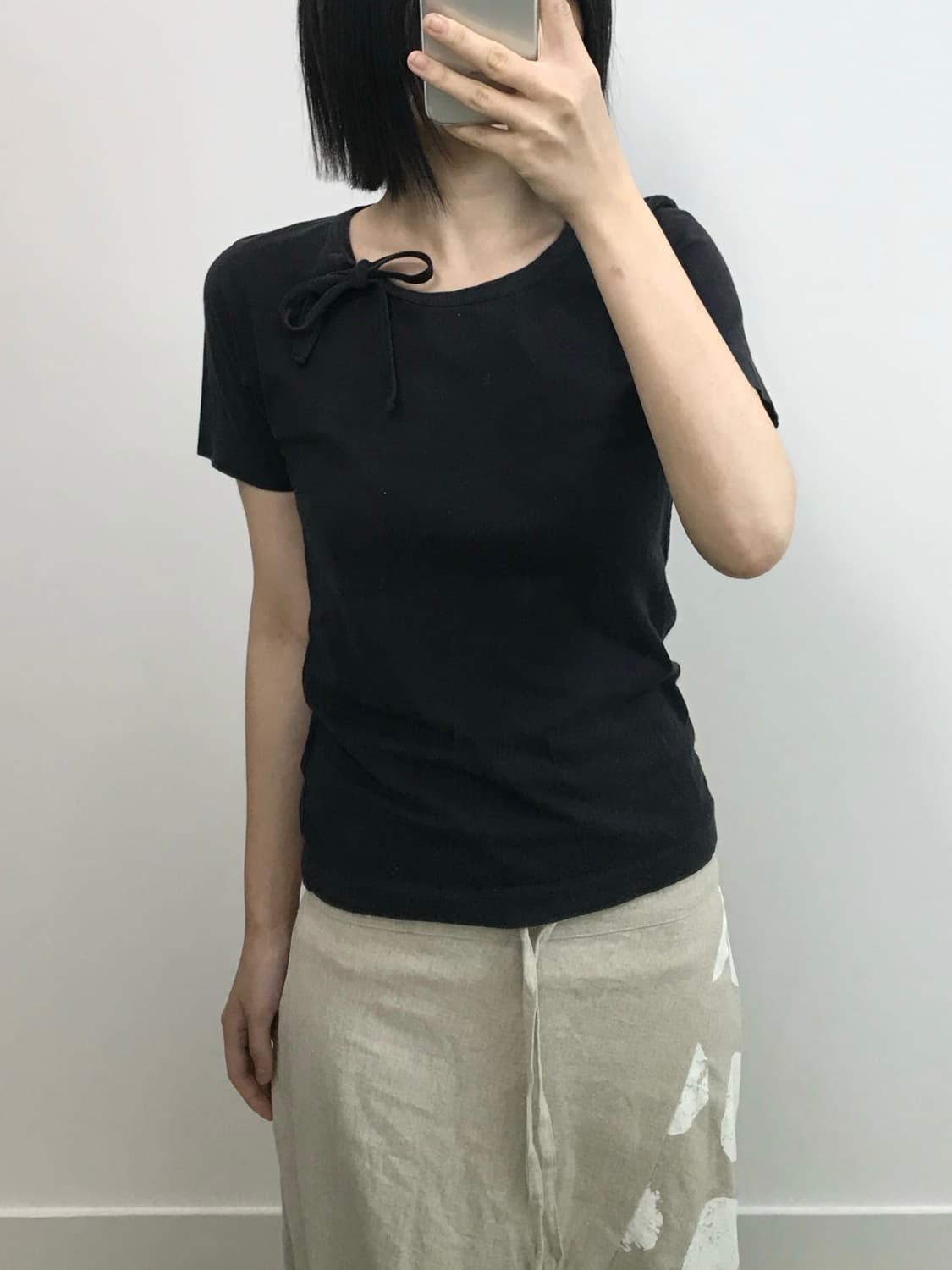 꼼데가르송 리본 티셔츠 상품이미지2