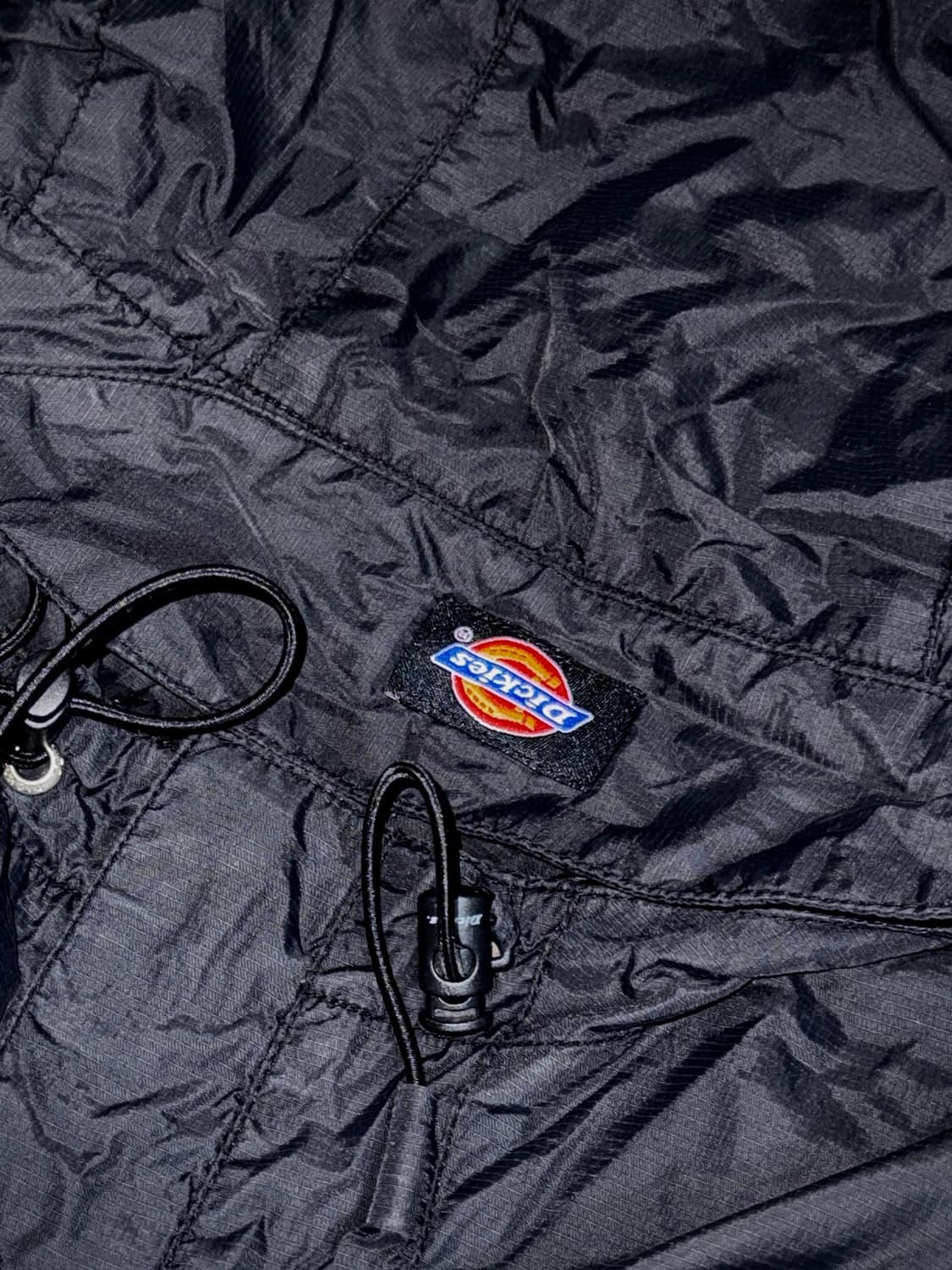 디키즈 후드 바람막이 자켓 블랙 L (100) 상품이미지4