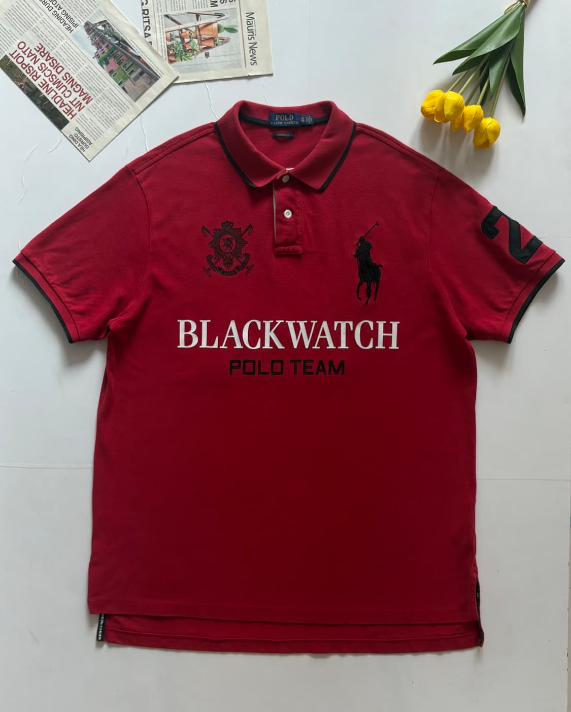 Polo 폴로랄프로렌 치프키프 블랙워치 카라티 상품이미지2