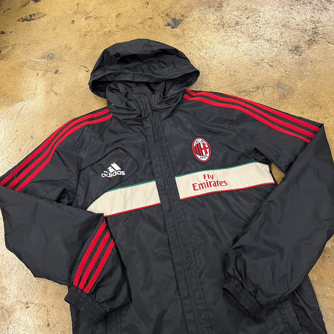 [ 정품/90 ] 아디다스 AC밀란 바람막이 자켓 b15 상품이미지1