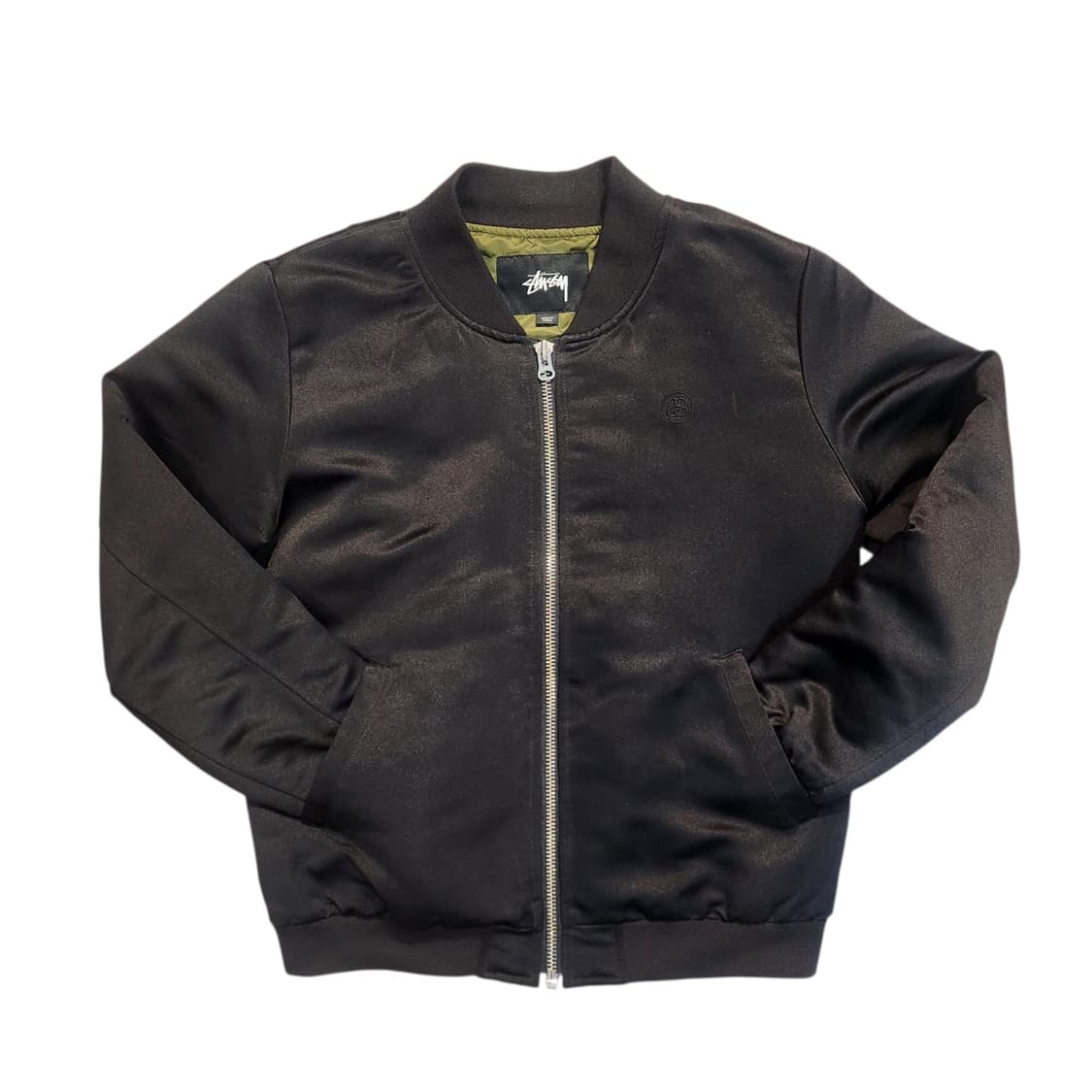 스투시 스몰로고  ma-1 누빔 점퍼 (M) 상품이미지1