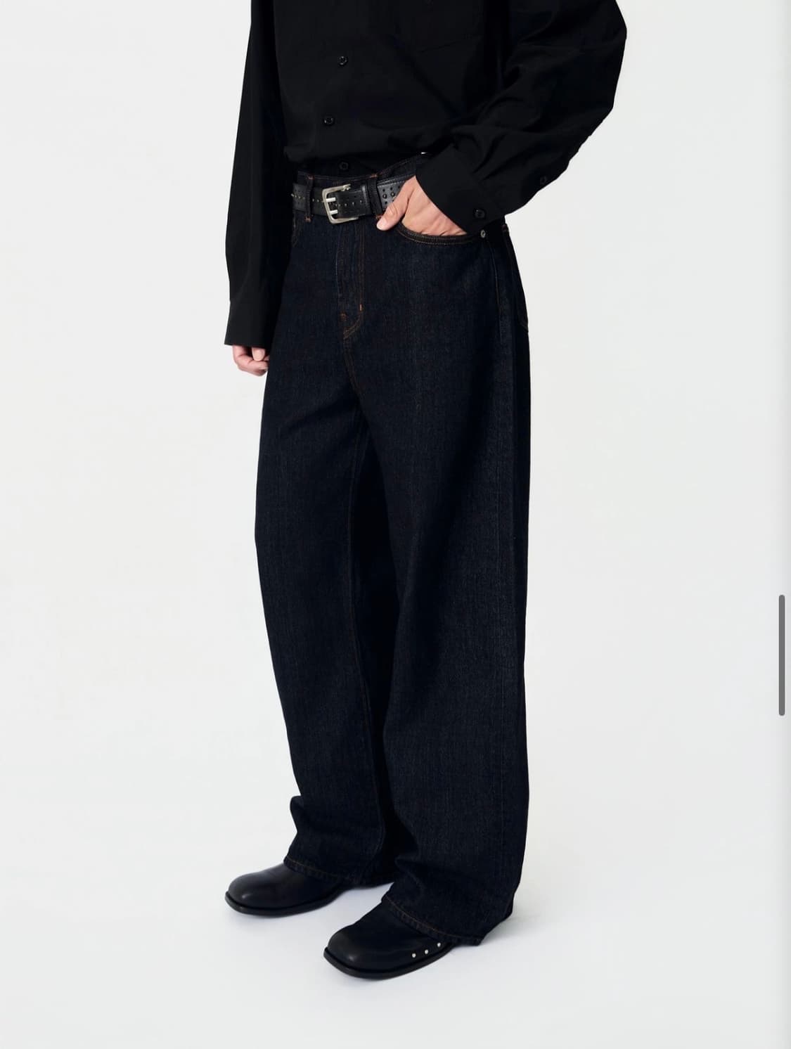 라벨아카이브 Mariam wide fit jeans indigo 상품이미지2