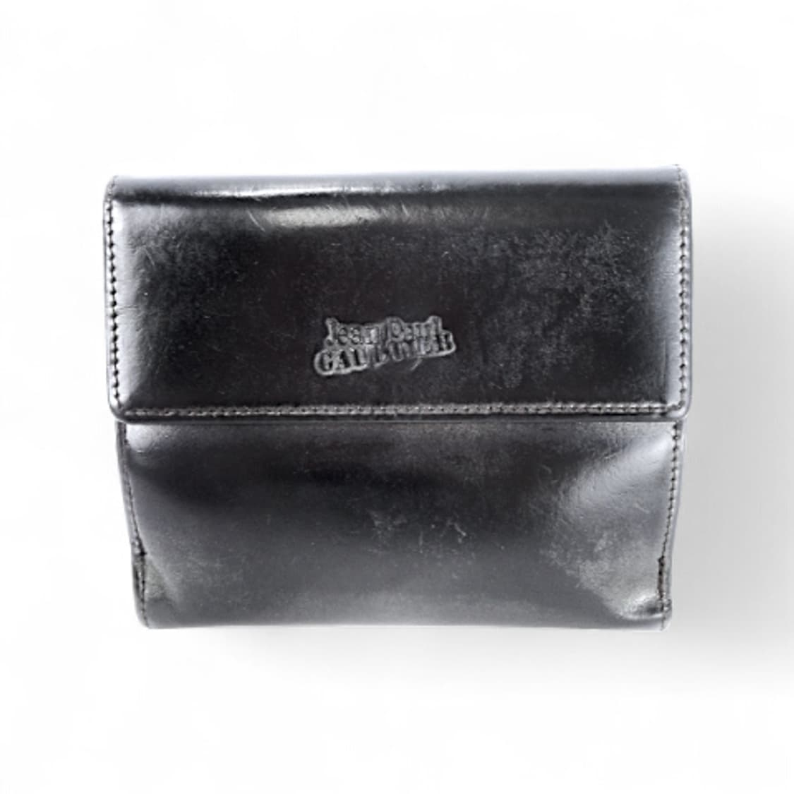 장폴고티에 레더 지갑 블랙 y2k 상품이미지1