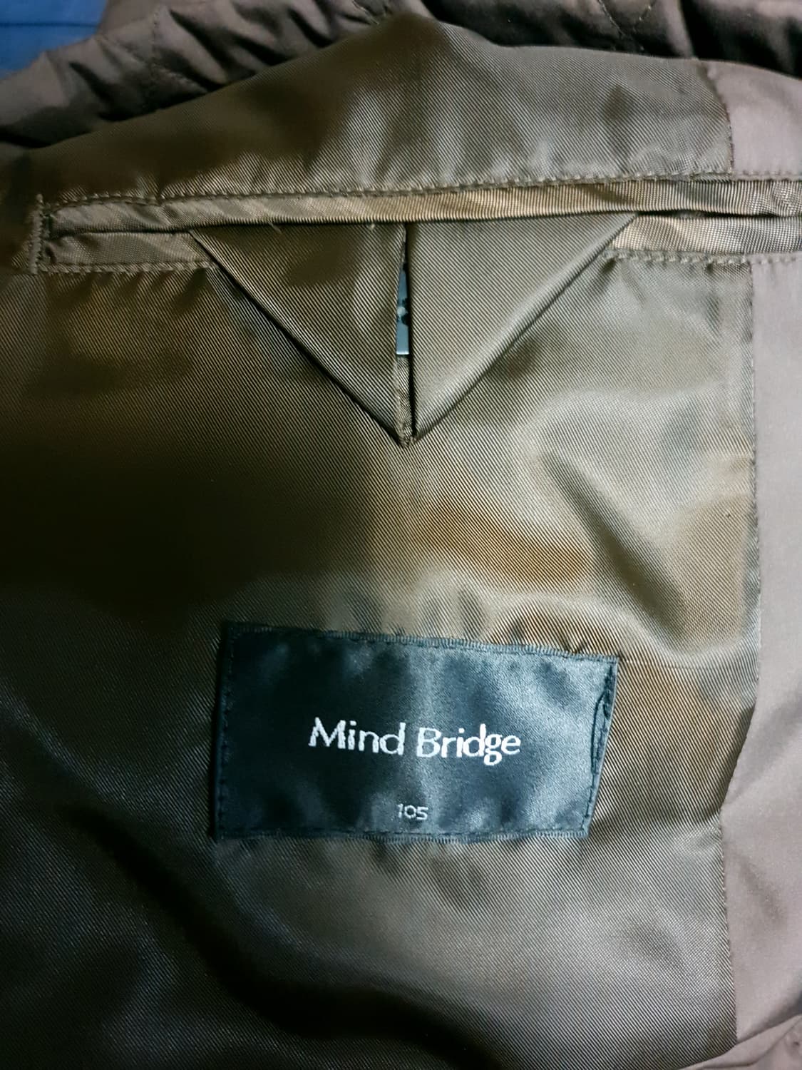 마인드브릿지 클래식 퀄팅 경량 패딩 조끼 올리브 (105) 상품이미지2