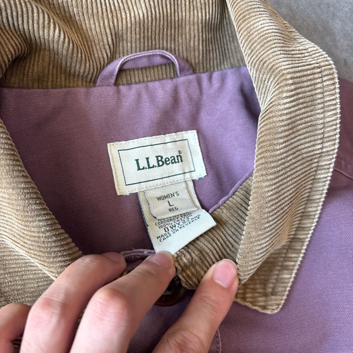 L.L.bean 엘엘빈 퍼플 헌팅 자켓  상품이미지5