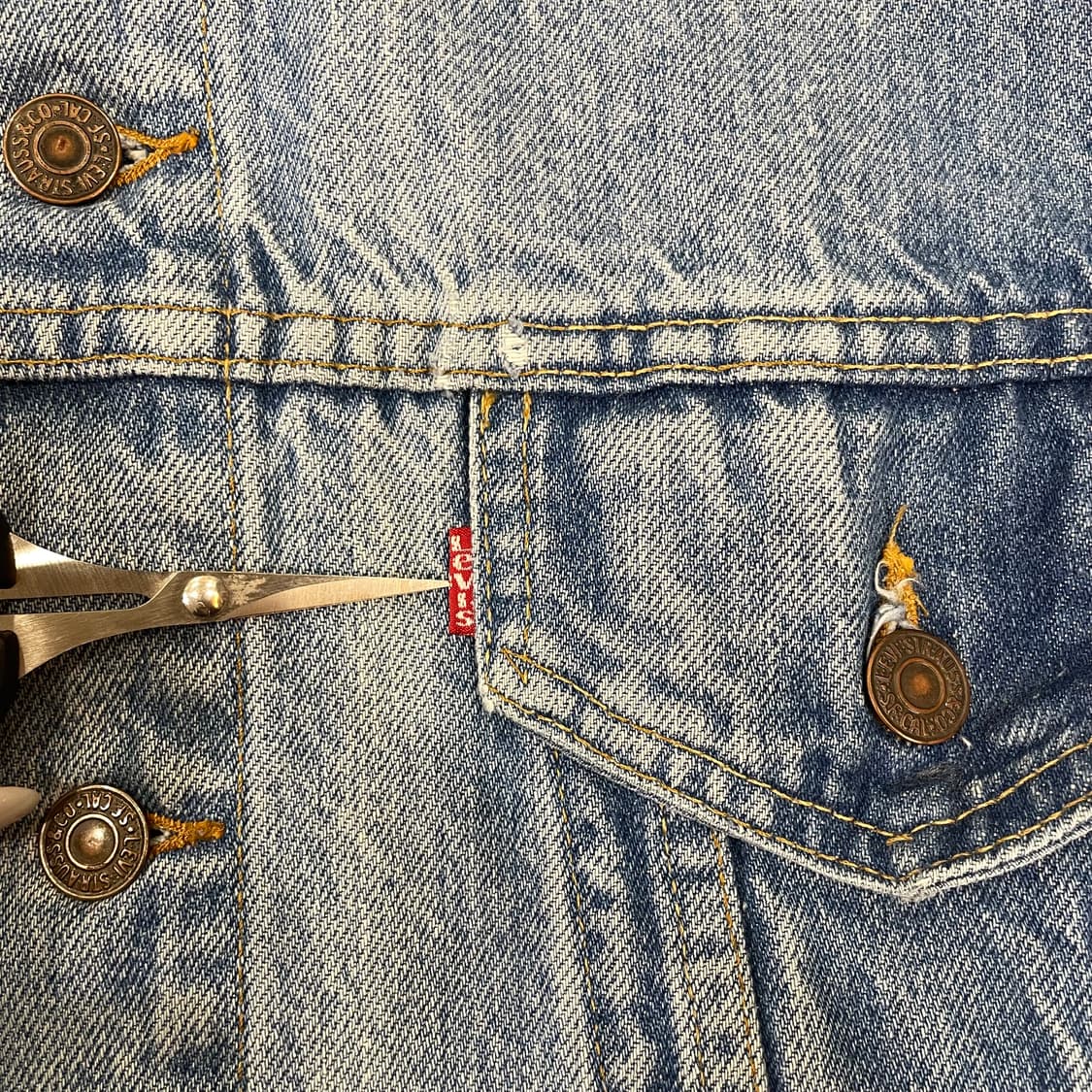 (L) 80~90s USA Levi's 리바이스 트러커 데님 자켓 상품이미지5