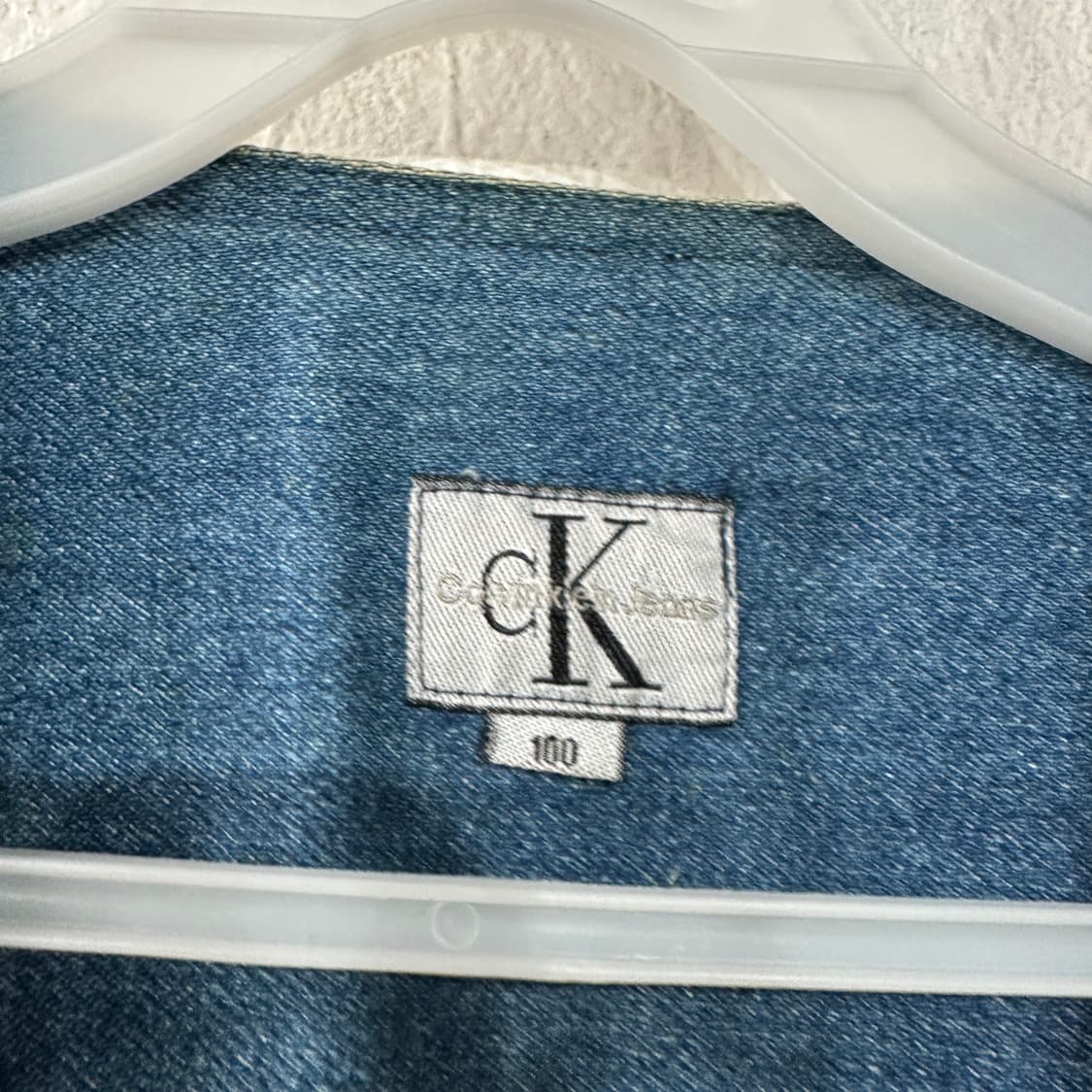 CK 캘빈클라인 데님 청조끼 L 상품이미지5