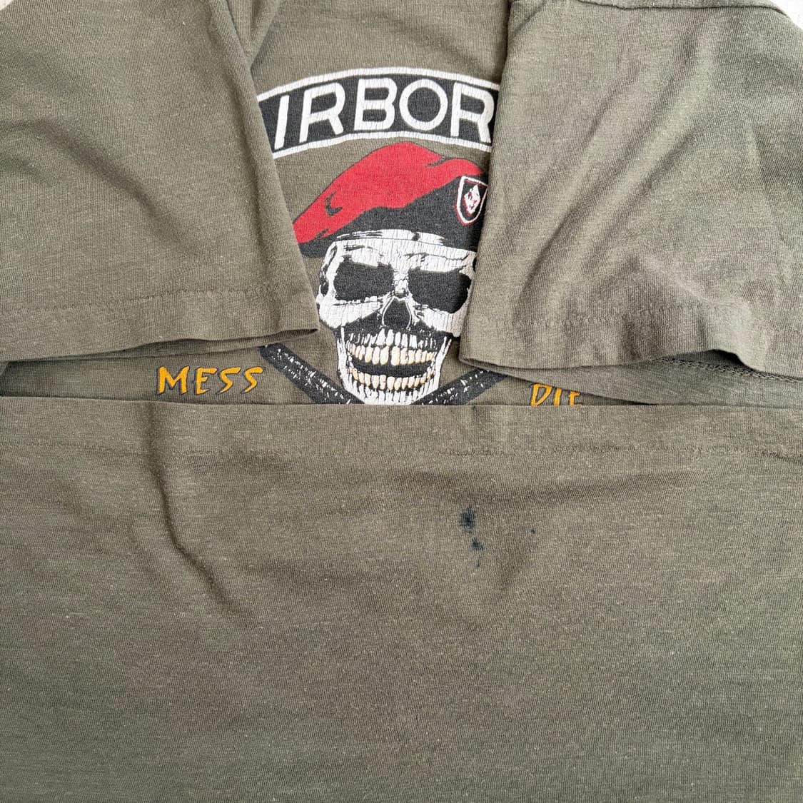 80s USA Airborne 로스트 보이즈 빈티지 반팔티 M 상품이미지5