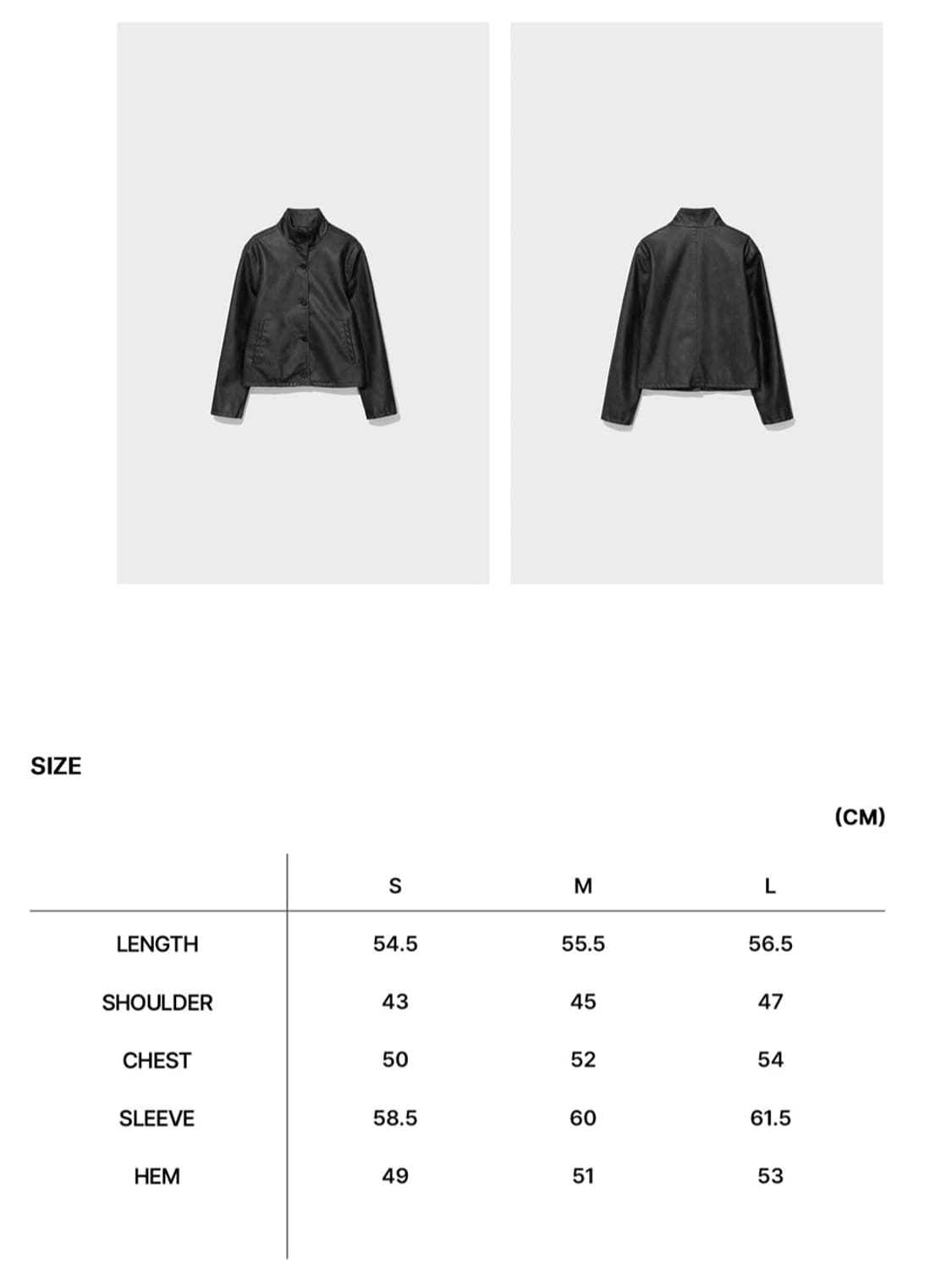로우클래식 가죽자켓(새상품) 상품이미지3