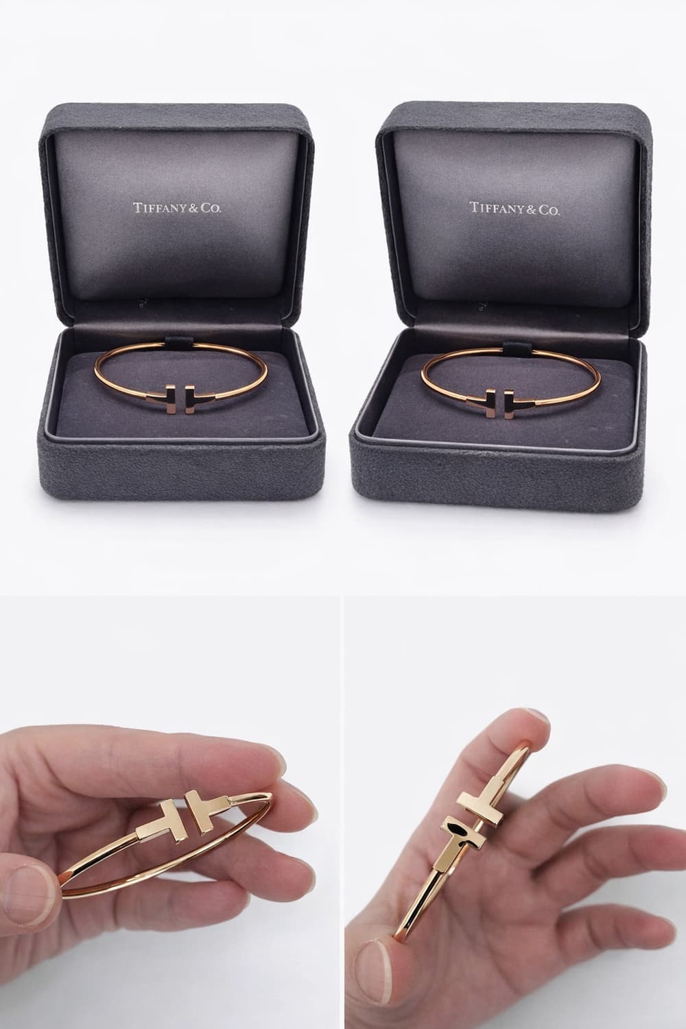 (새상품급) 티파니앤코 팔찌 T 와이어 브레이슬릿 M 상품이미지2