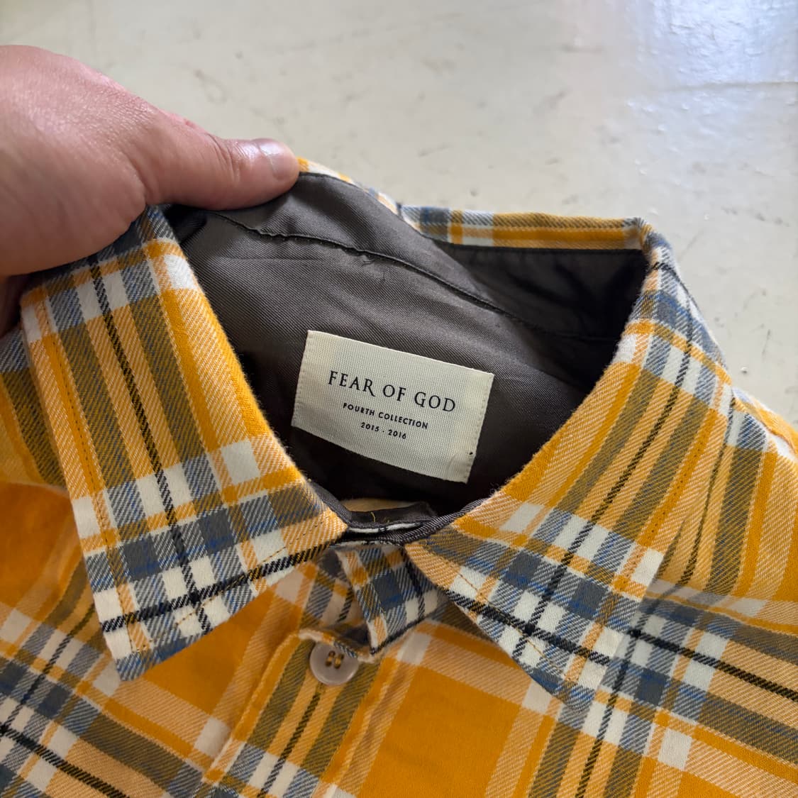 피어 오브 갓 빈티지 플란넬 체크 셔츠 2XL 상품이미지5