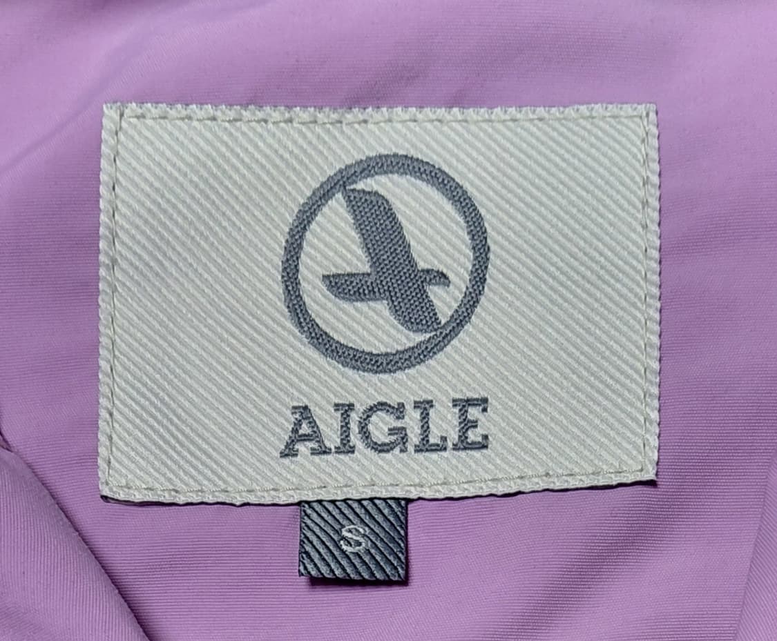 에이글(AIGLE) 여성 롱 후드 바람막이 자켓 (S사이즈/퍼플) 상품이미지4