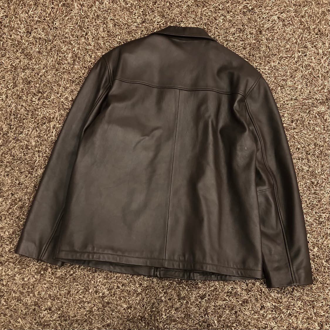 빈티지 양가죽 브라운 레더 가죽 자켓 상품이미지3
