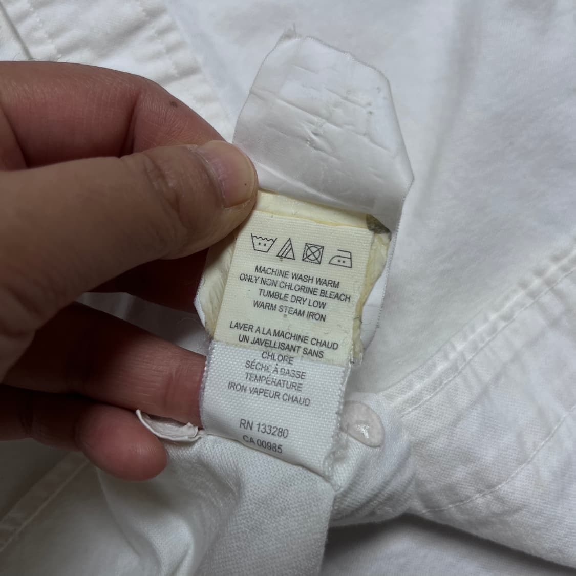 100 톰브라운 백화점택 암밴드 셔츠 상품이미지5