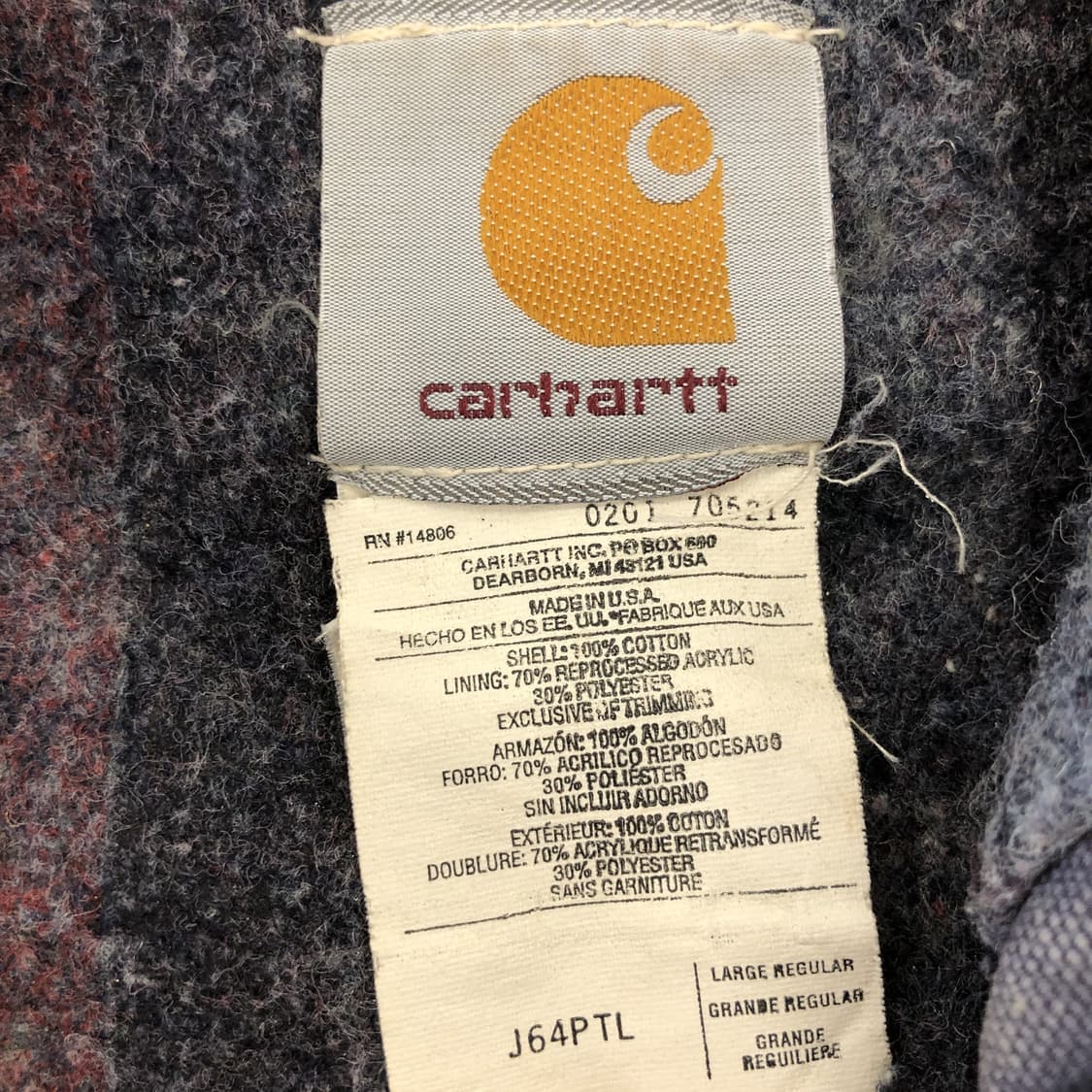 칼하트 디트로이트 J64 PTL [L] 상품이미지7