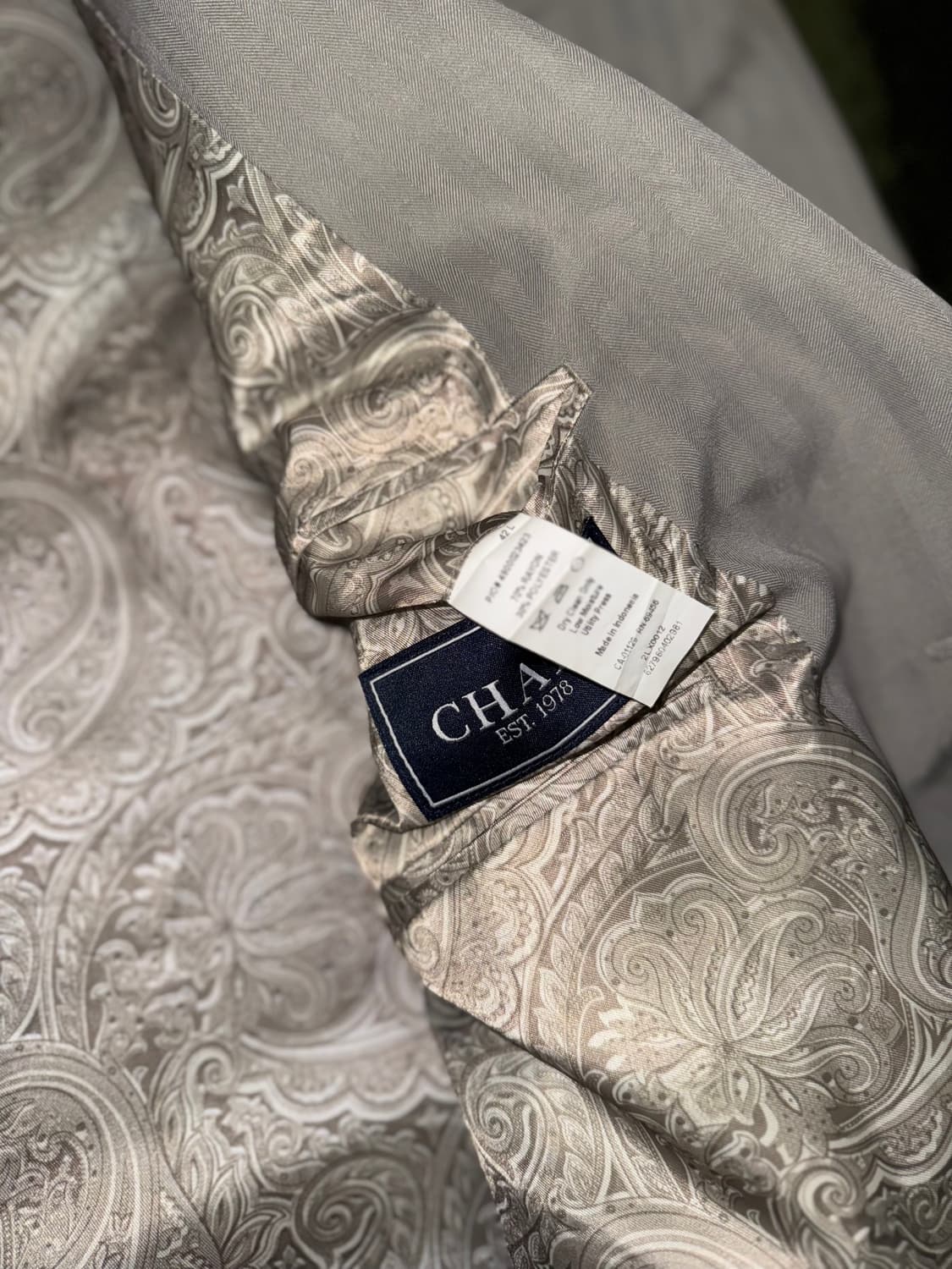 [42R] 챕스 랄프로렌 페이즐리 클래식 핏 블레이저 자켓 상품이미지6