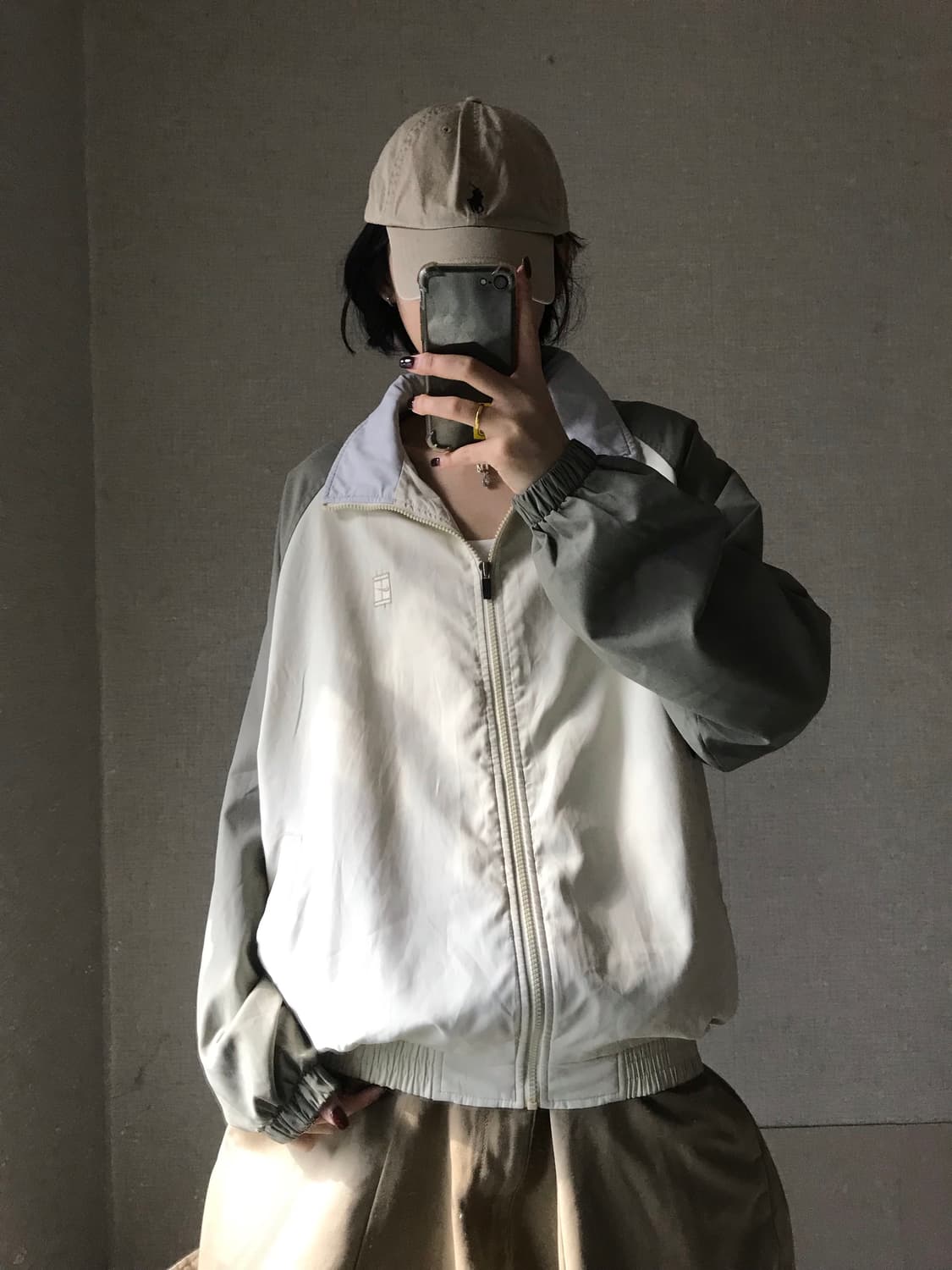 나이키 00s 카키 나그랑 바람막이 상품이미지5