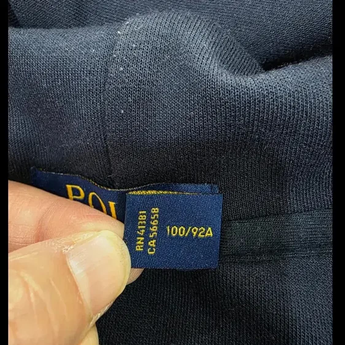 폴로 랄프로렌 네이비 후드티 95 신상 상품이미지2