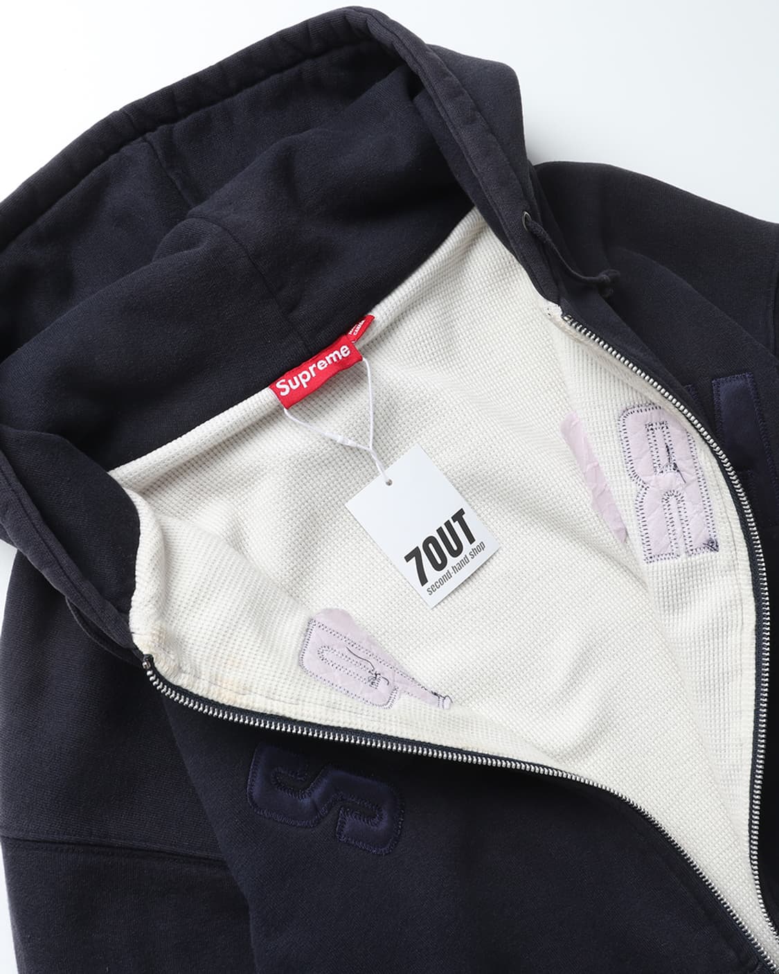 Supreme Arc Logo Thermal Zip Sweatshirt 상품이미지7