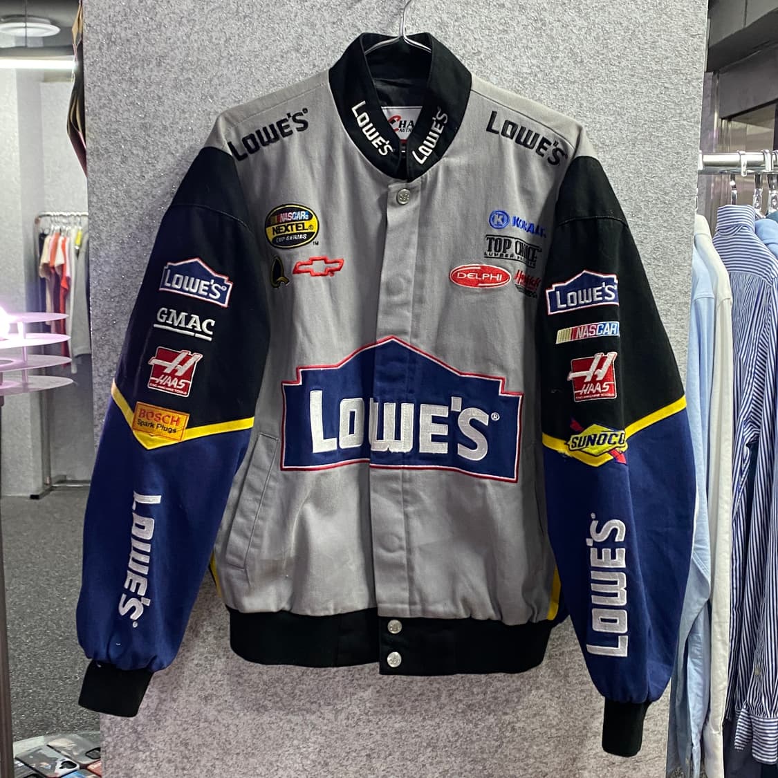 빈티지 풀자수 코튼 레이싱 자켓 B3138 상품이미지2