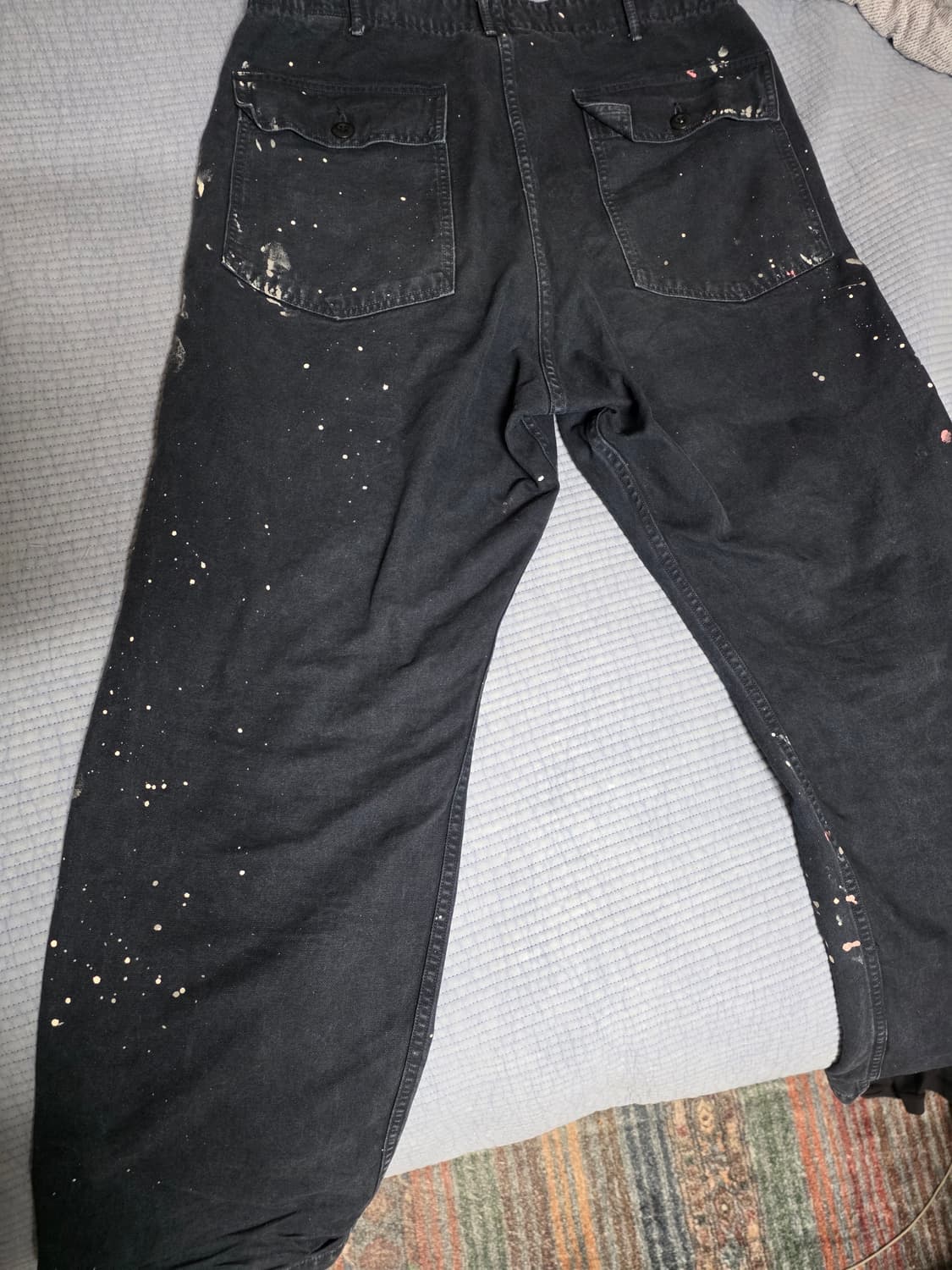 오어슬로우 페인트 퍼티그 팬츠 XL 상품이미지3