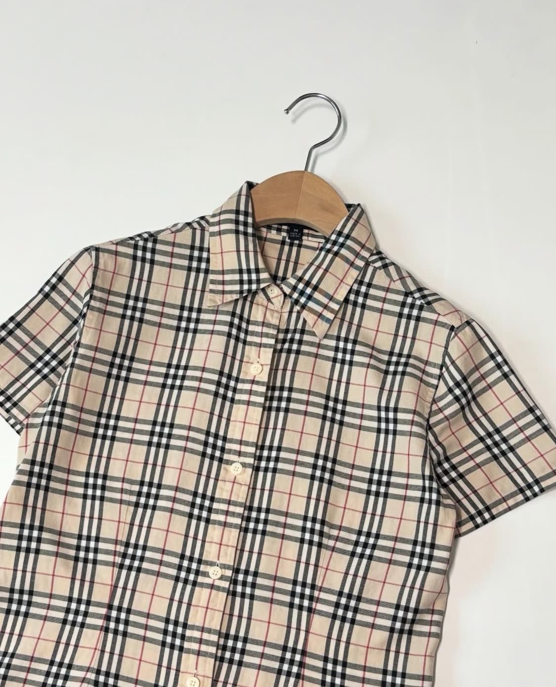 Burberry 버버리 우먼 노바체크 반팔 셔츠 상품이미지5