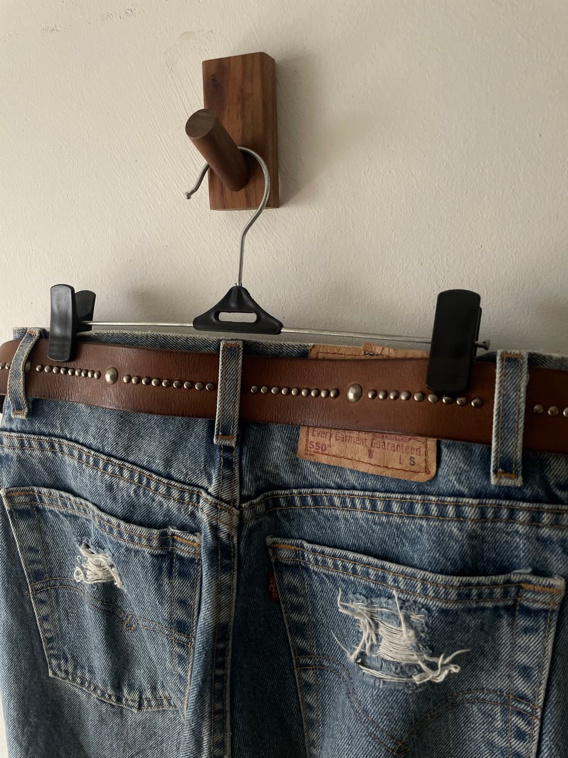 JPN Vintage Leather Belt 상품이미지4