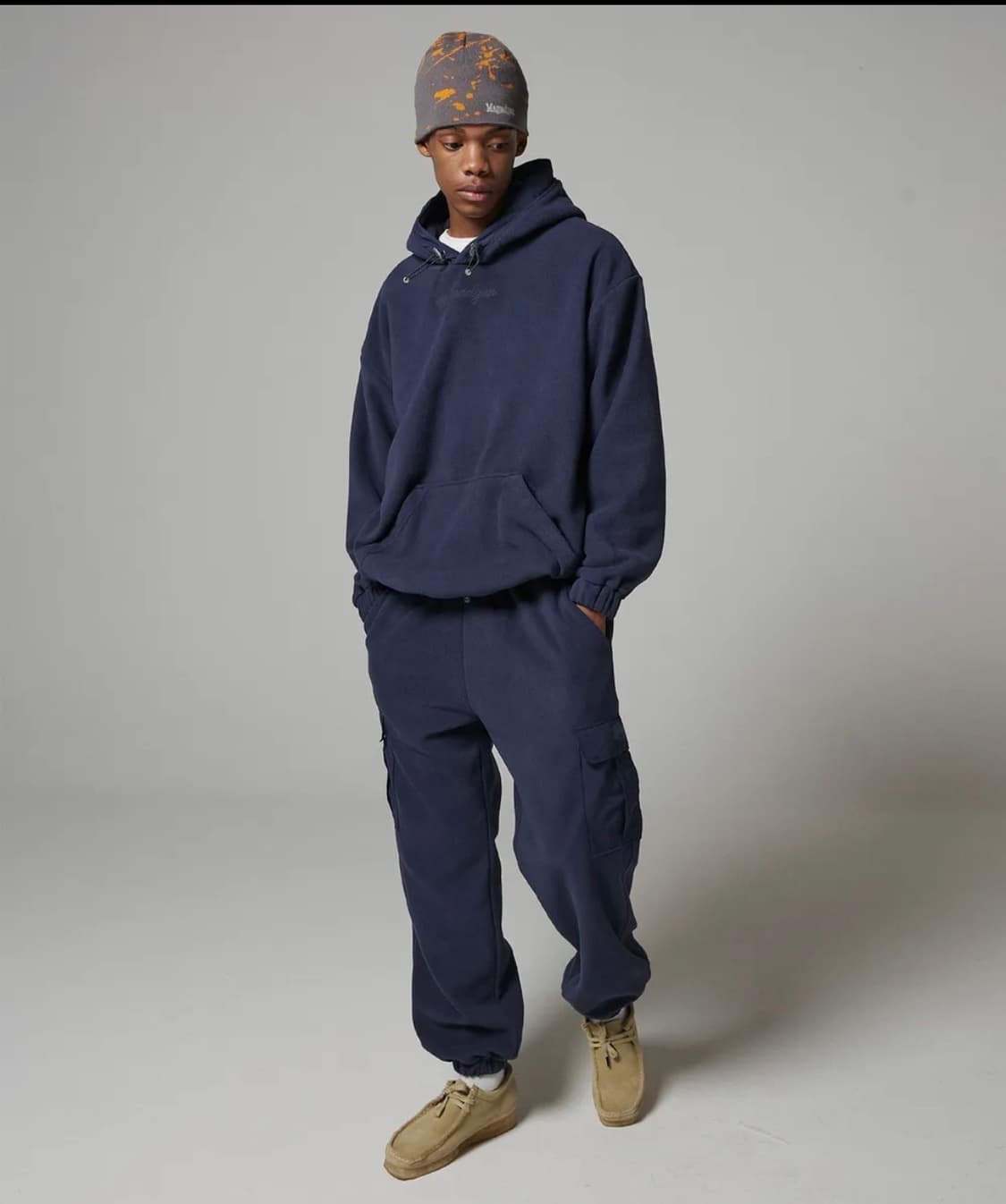 맥우드건 플리스 조거 카고팬츠 네이비 XL 상품이미지3