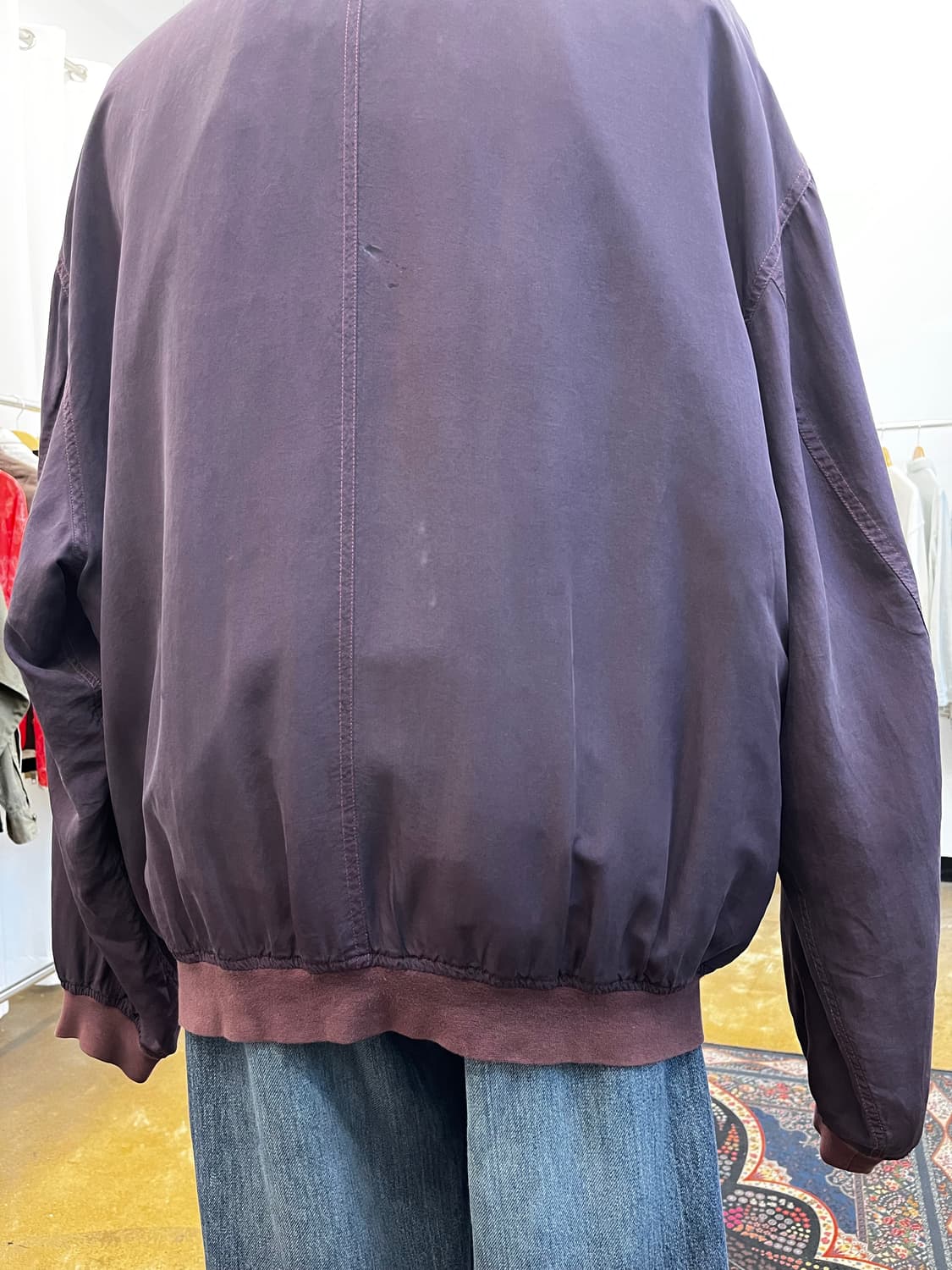 Marcel Clair 실크 블루종 자켓 상품이미지7