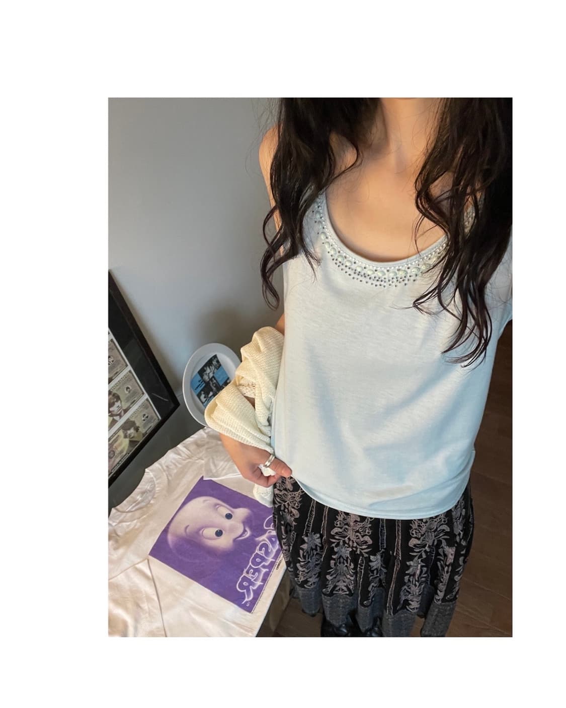 beads point sleeveless 상품이미지8