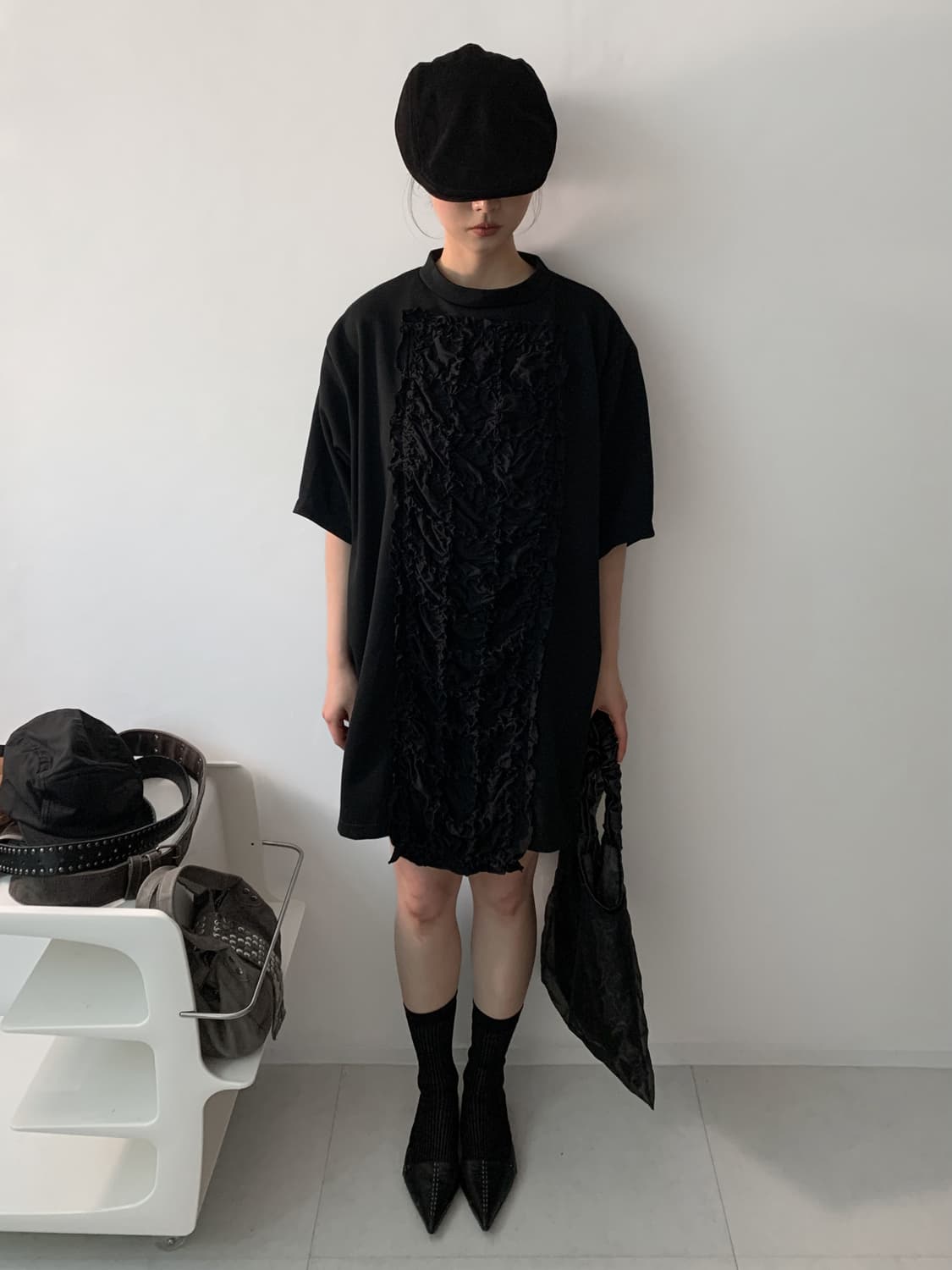 Wrinkle Balloon Dress 상품이미지2