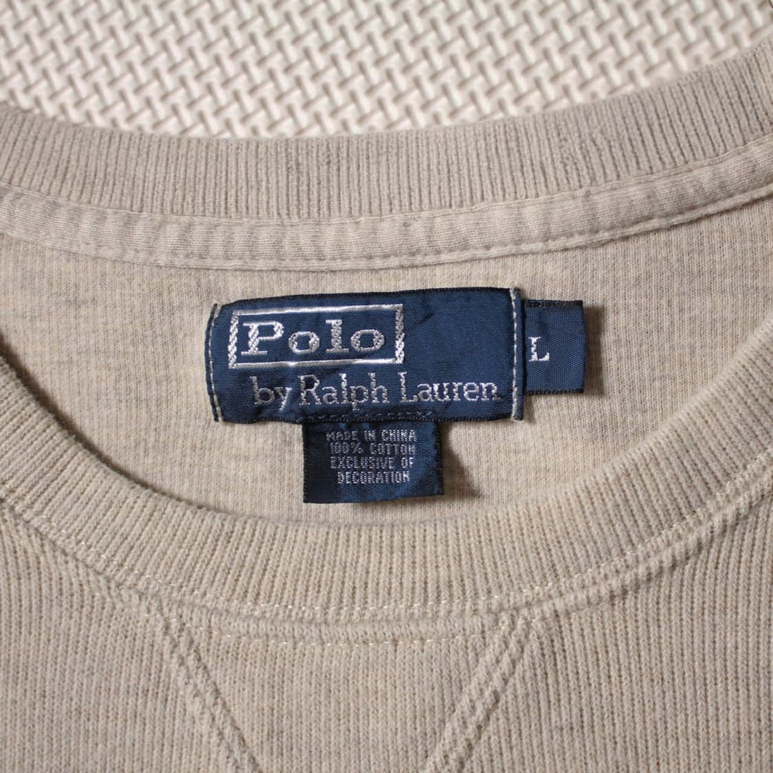 Polo 폴로 랄프로렌 베이지 맨투맨 상품이미지4