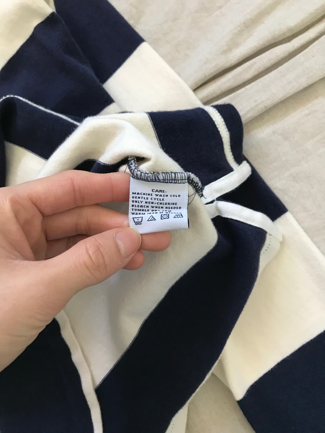 폴로 랄프로렌 클럽 로고 스트라이프 럭비티 상품이미지9