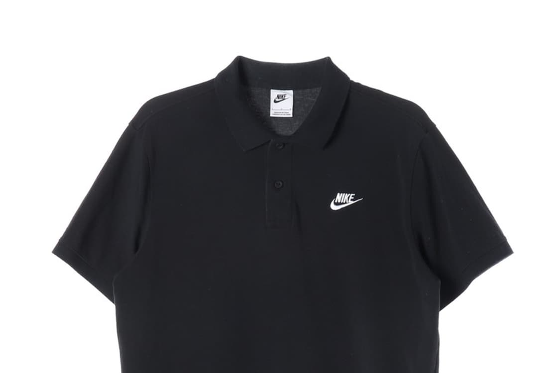 나이키 스몰 스우시 코튼 피케 카라 반팔티 L 상품이미지3