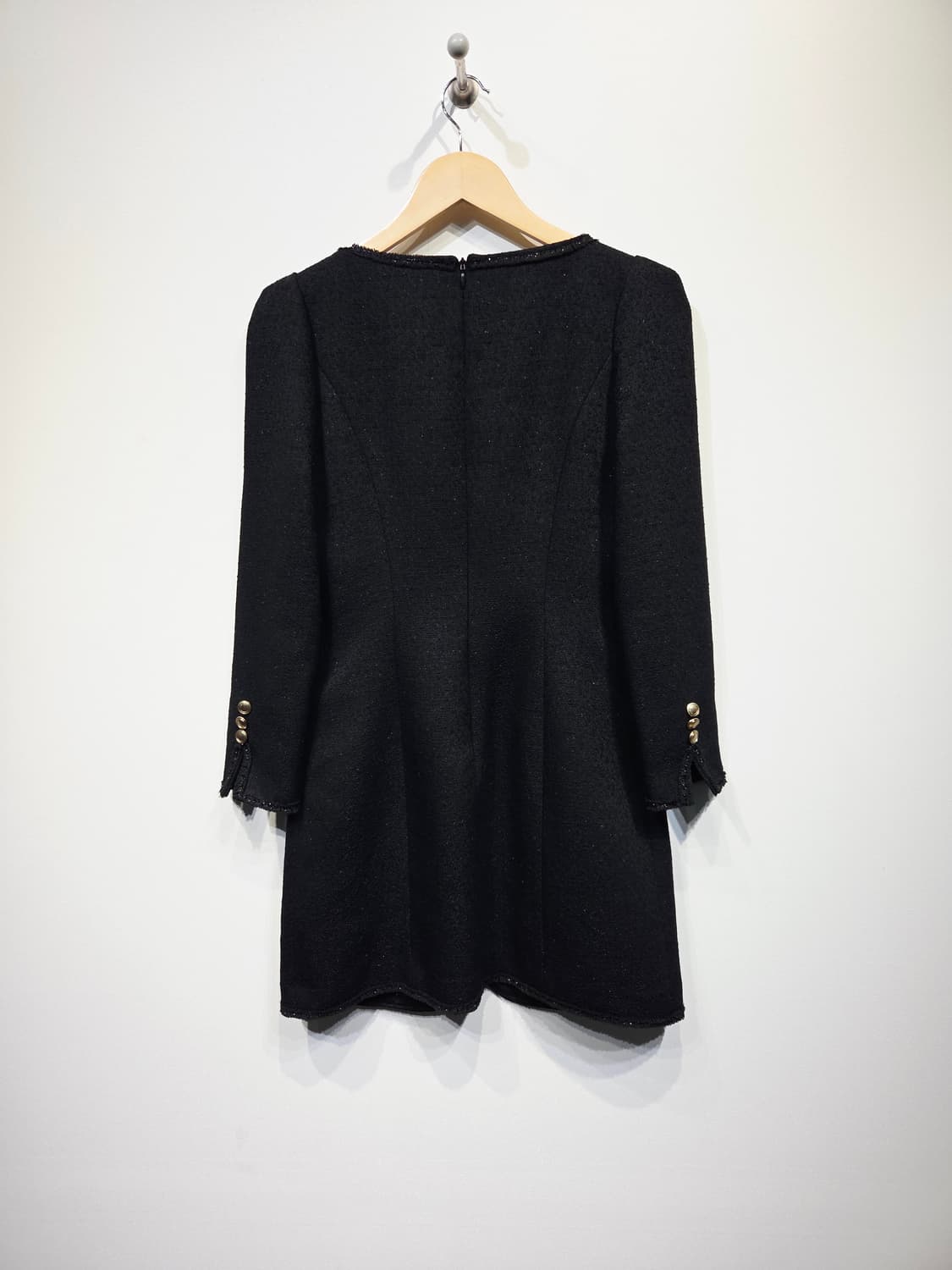 FLOWOOM 플로움 블랙 스퀘어넥 원피스 상품이미지6